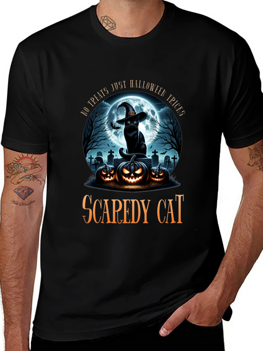 Halloween Cat T-Shirt - Scarey Cat Spices