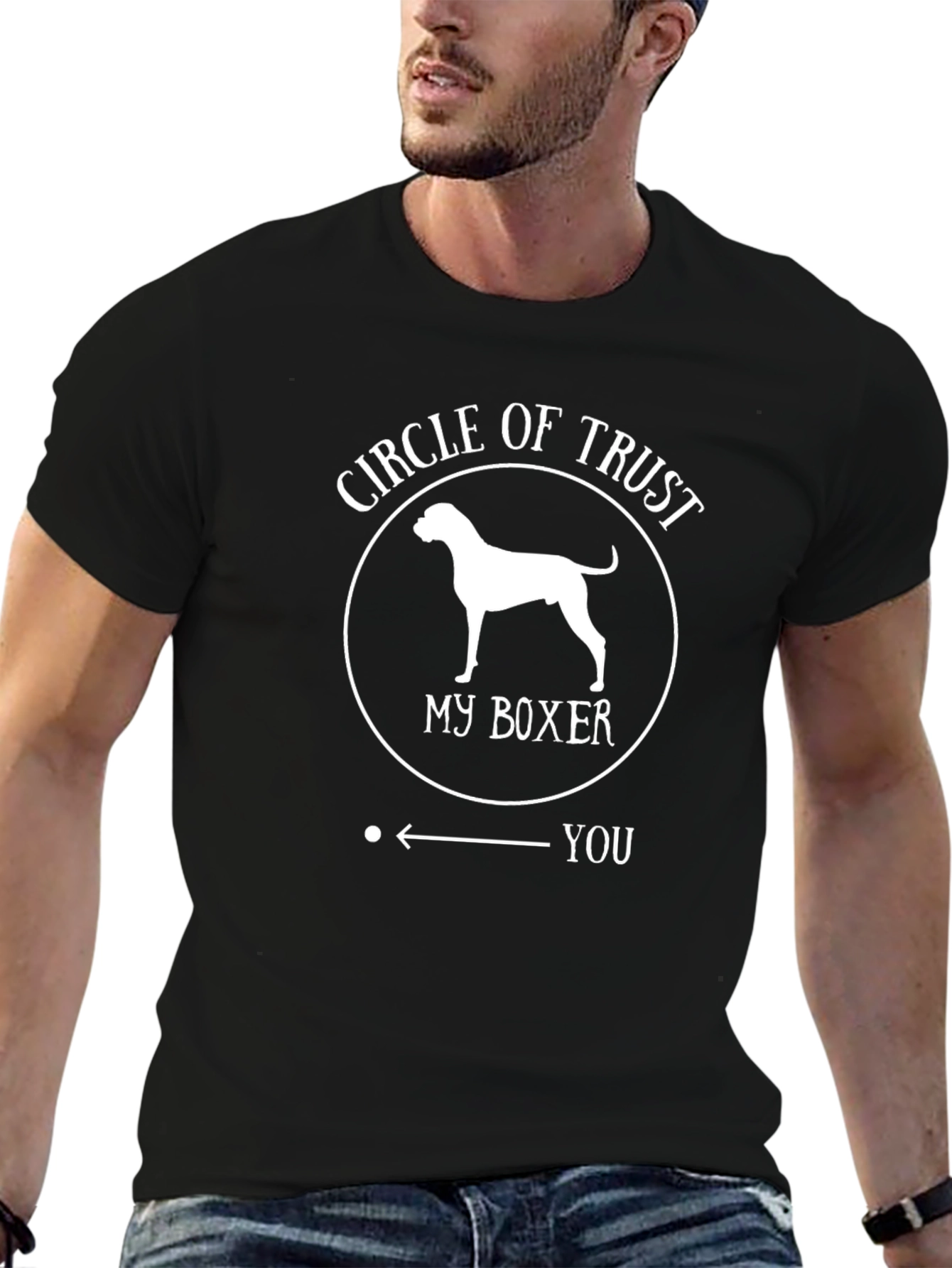 Circle of Trust Boxer Dog T-Shirt