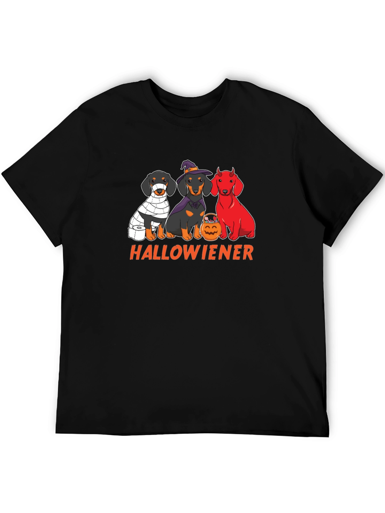 Hallowiener Dachshund Halloween T-Shirt