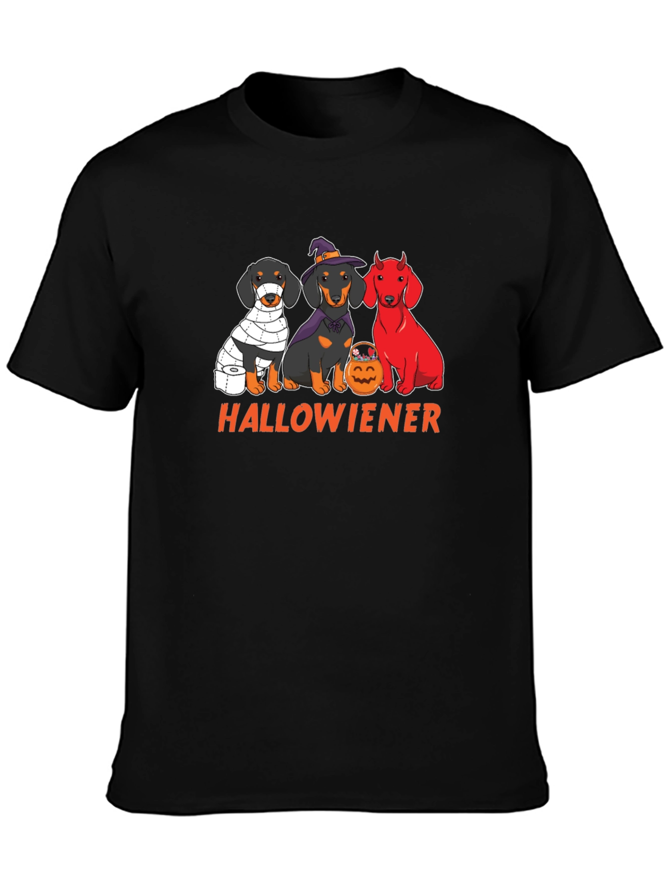 Hallowiener Dachshund Halloween T-Shirt