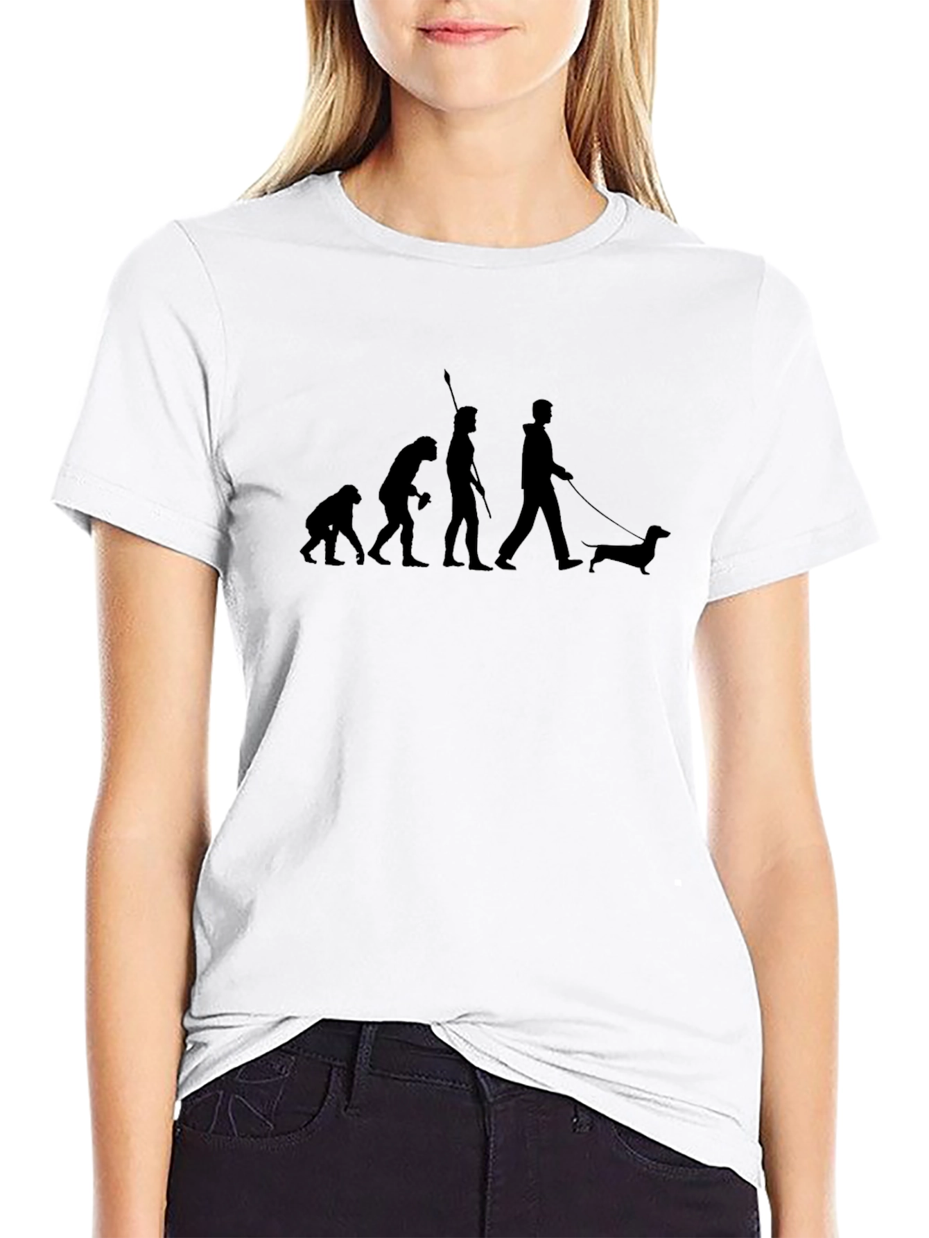 Evolution of Man Dachshund T-Shirt