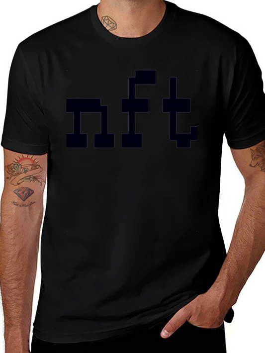 Pixelated NFT T-Shirt - Black Graphic Tee