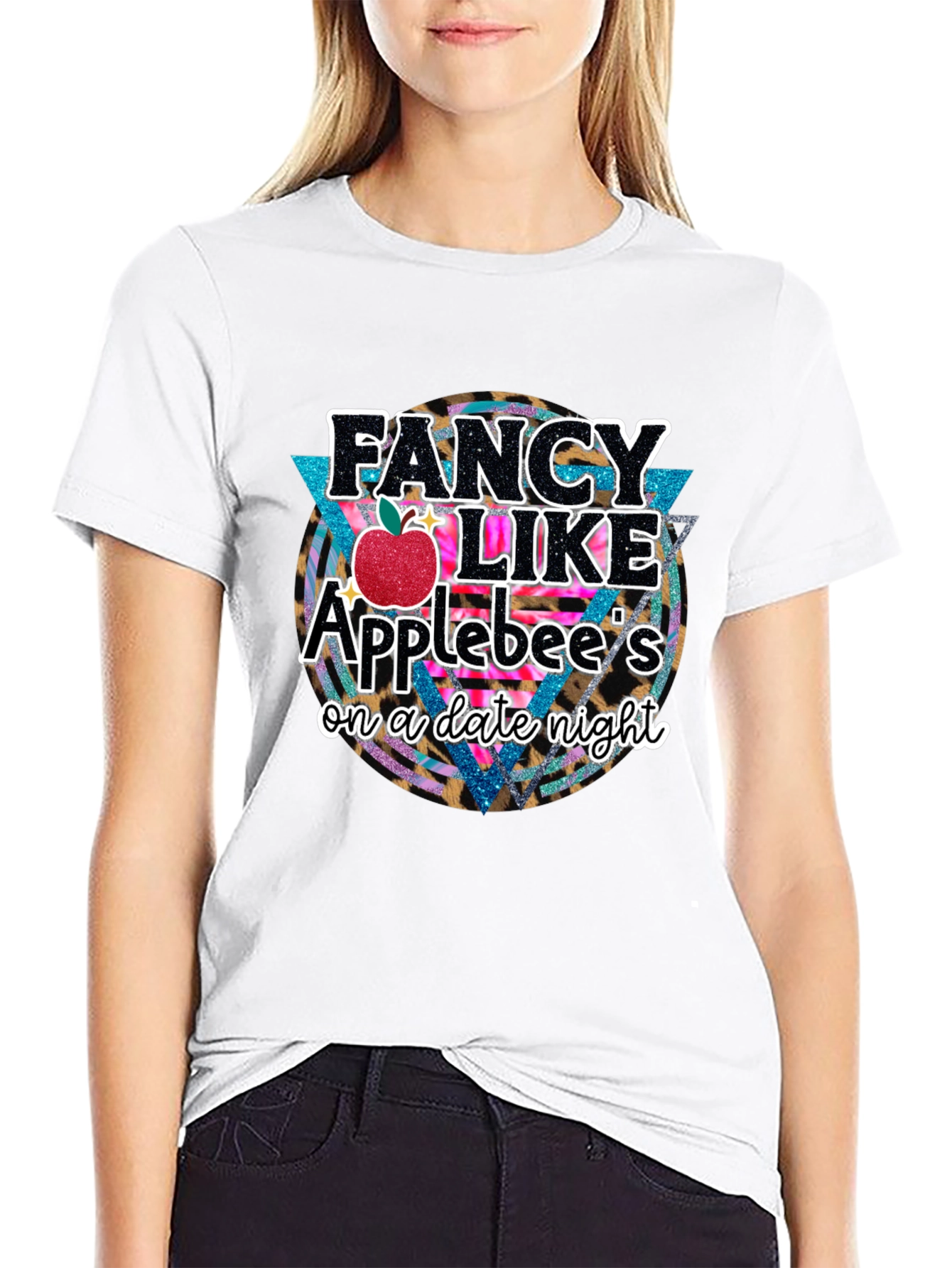 Fancy Like Applebees Date Night Graphic Tee