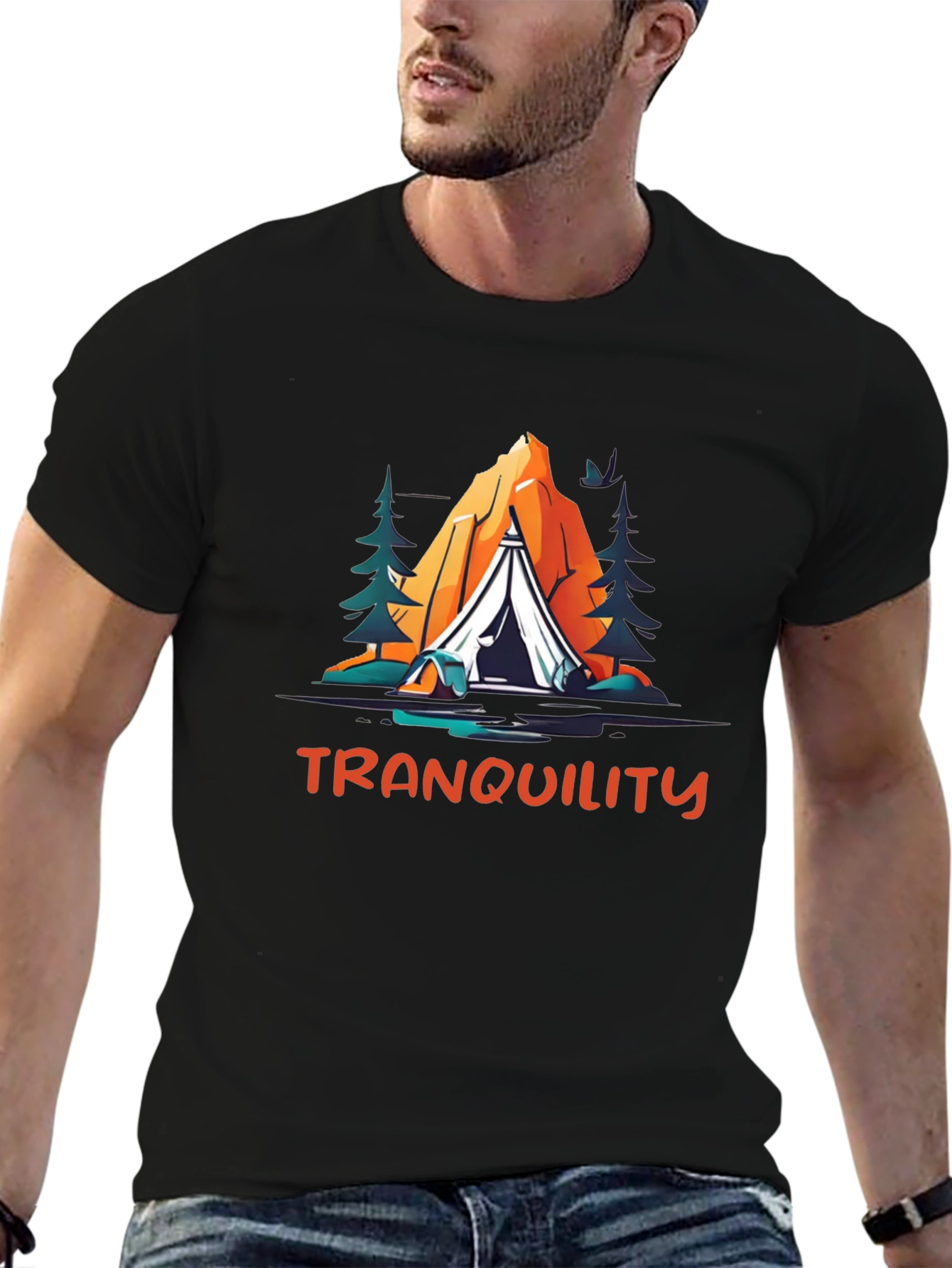Tranquility Camping Graphic Tee