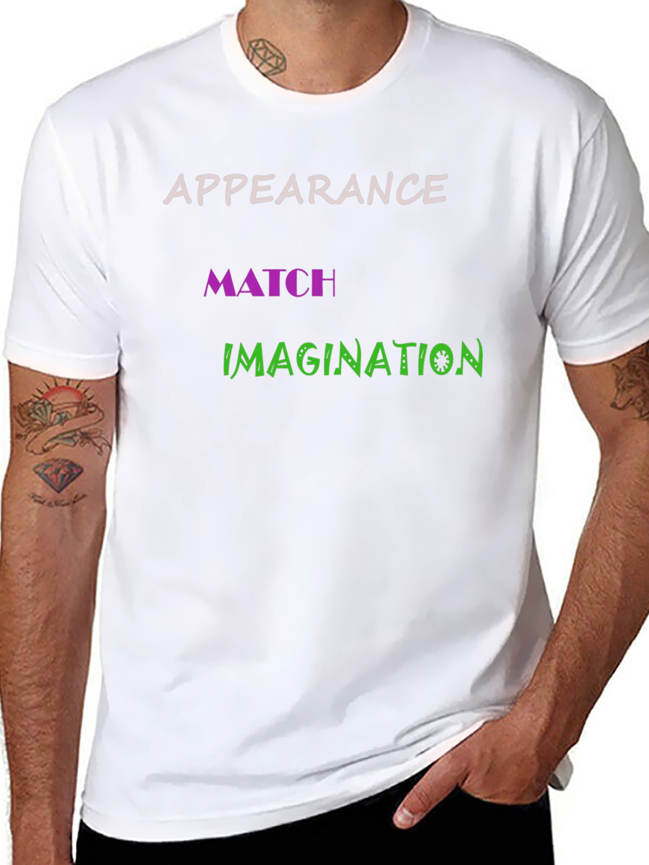 Appearance Match Imagination Tee - Black