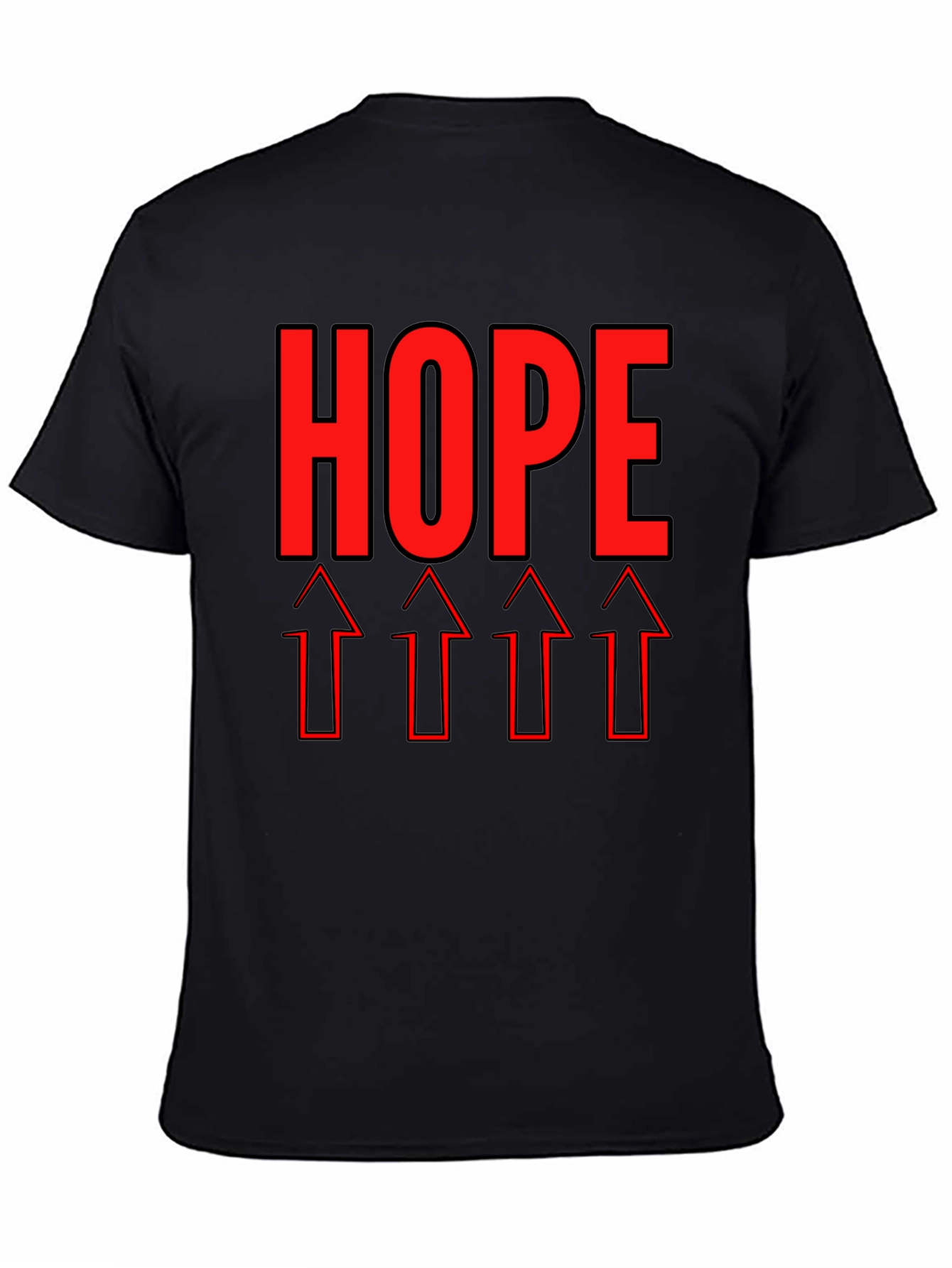 HOPE Graphic Tee - Upward Arrows Motivation
