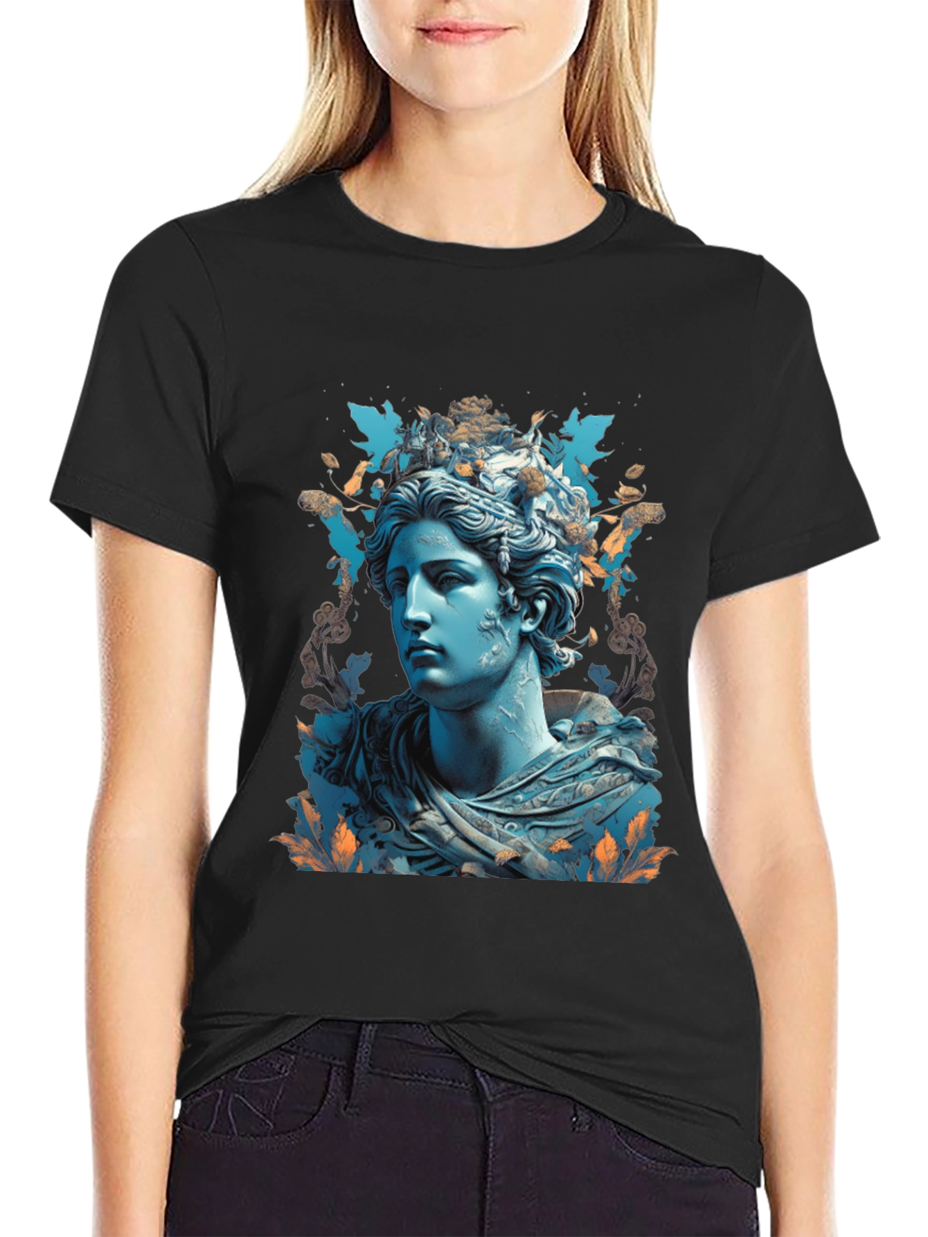 Statue T-Shirt: Artistic Graphic Tee