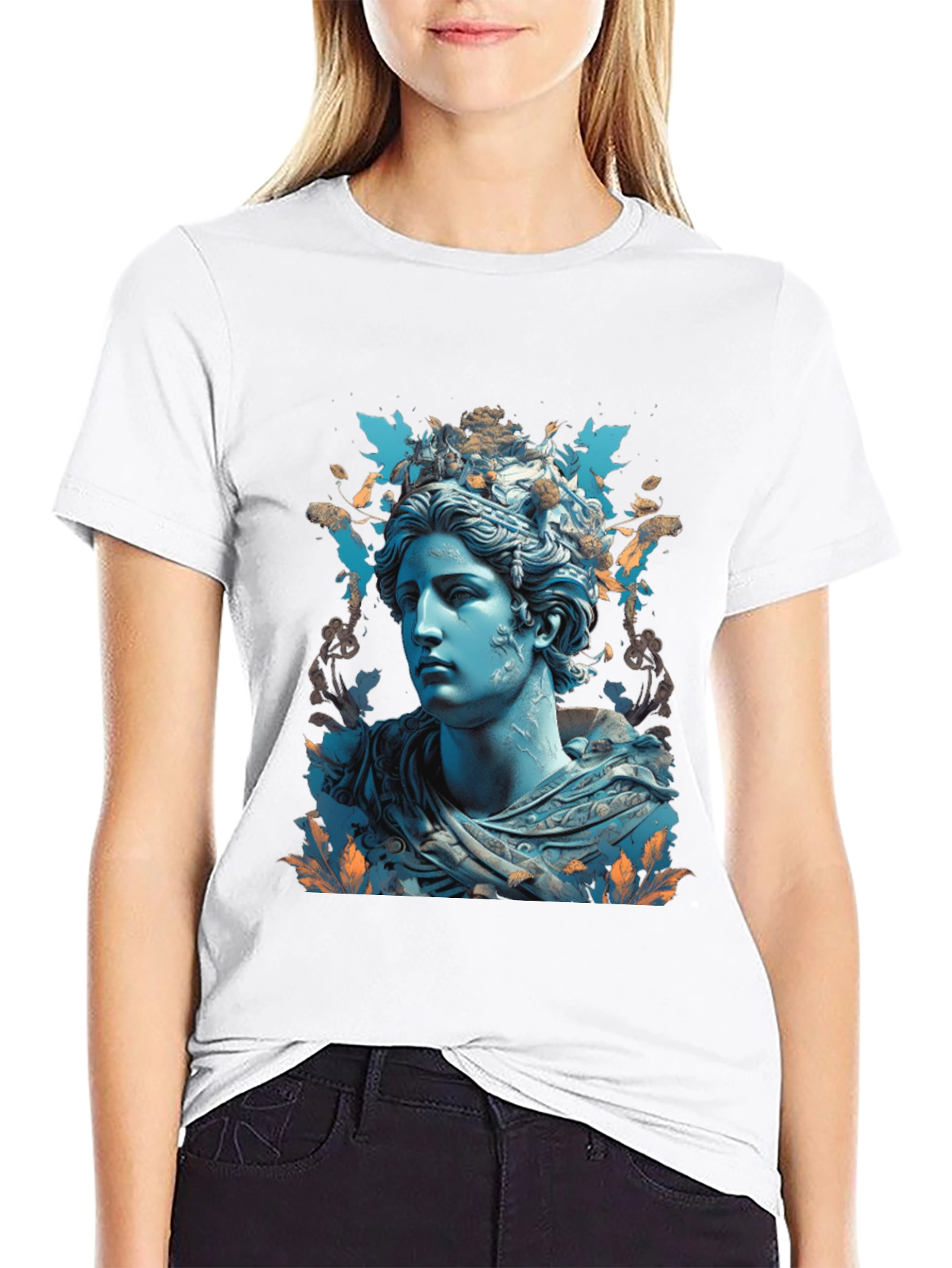 Statue T-Shirt: Artistic Graphic Tee