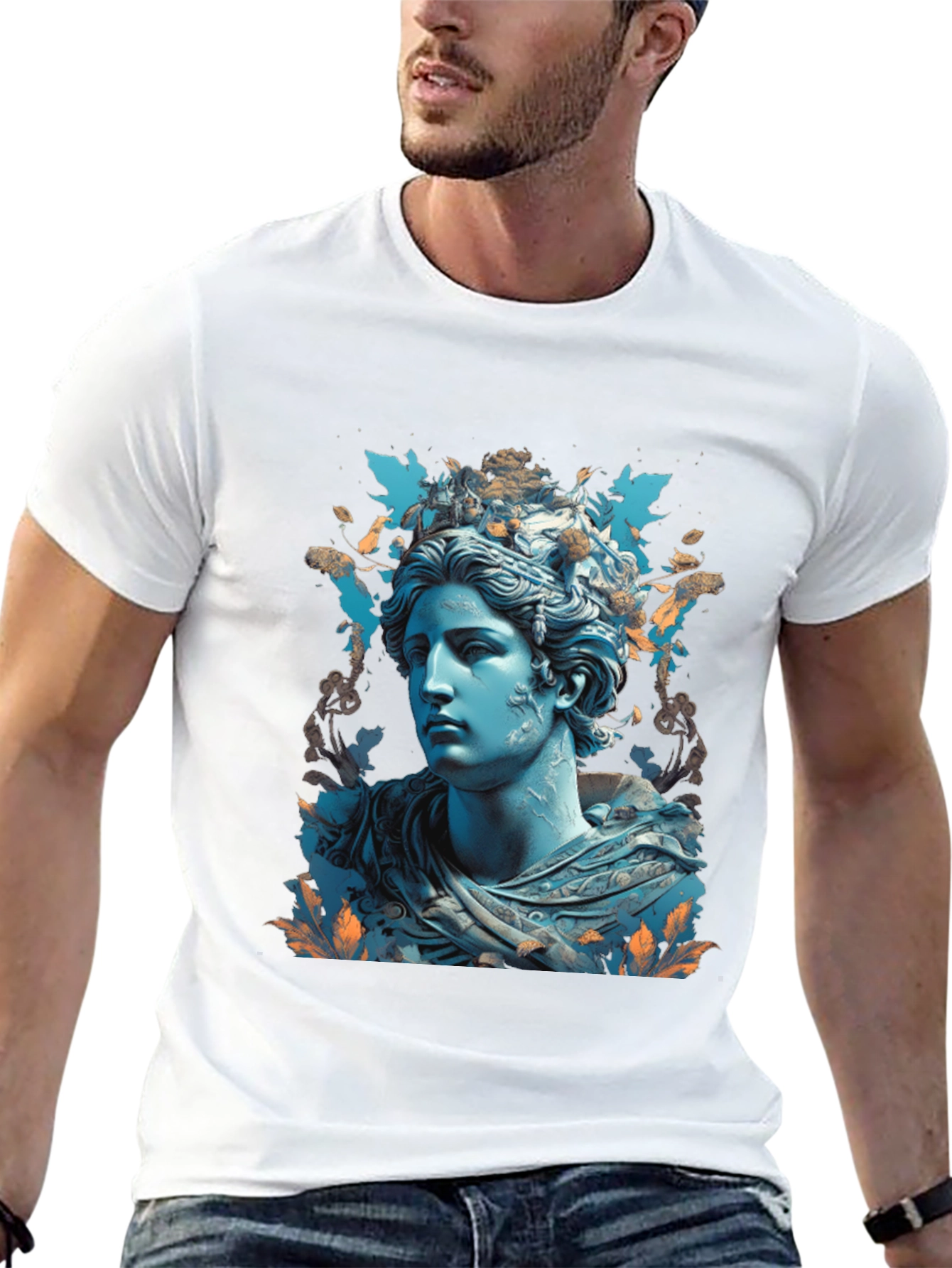 Statue T-Shirt: Artistic Graphic Tee