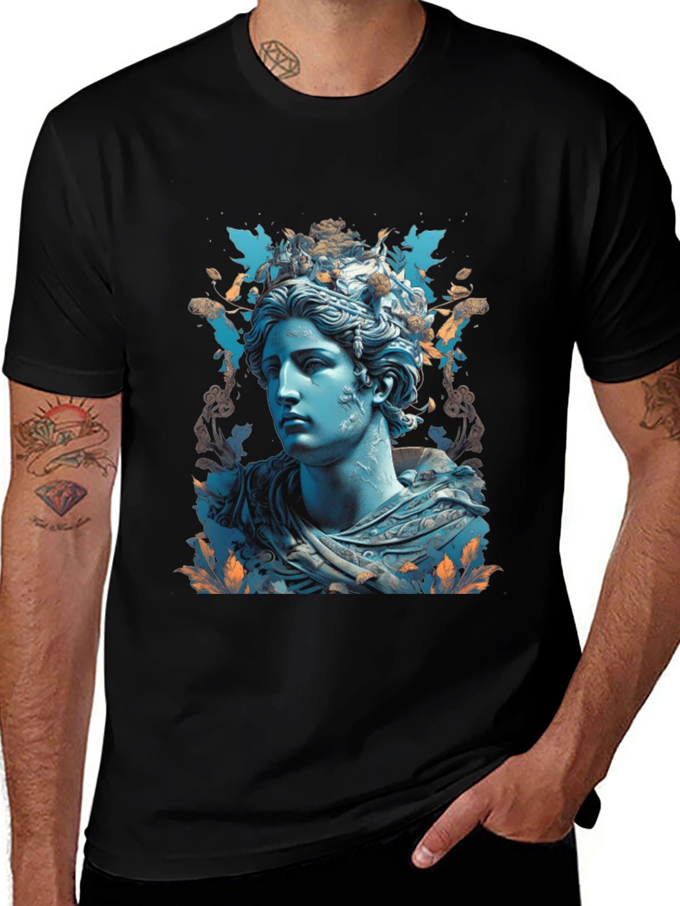 Statue T-Shirt: Artistic Graphic Tee