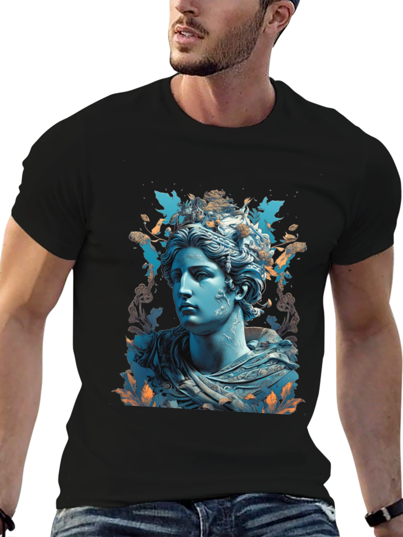 Statue T-Shirt: Artistic Graphic Tee