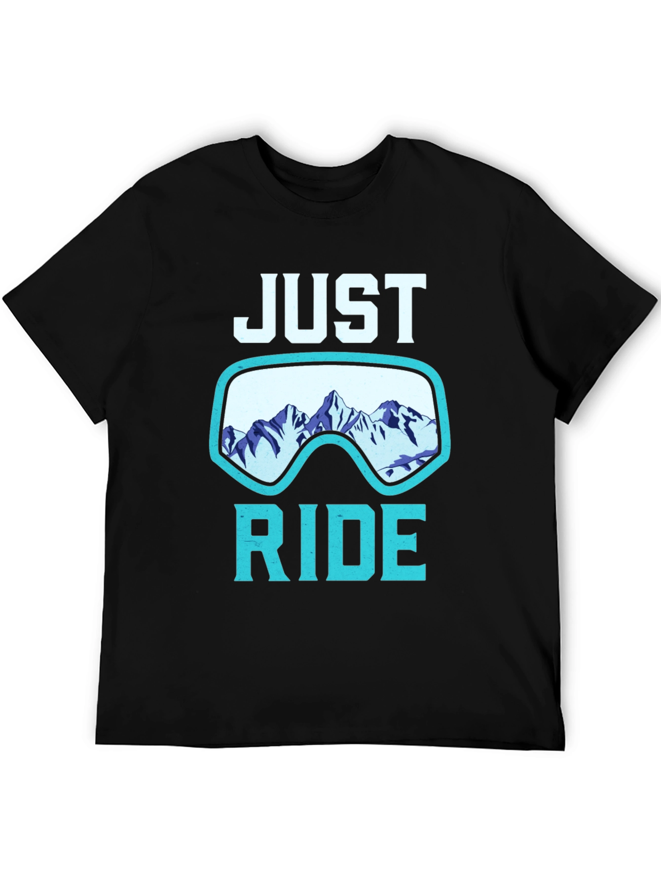 Just Ride Mountain Graphic T-Shirt - Adventure Ready