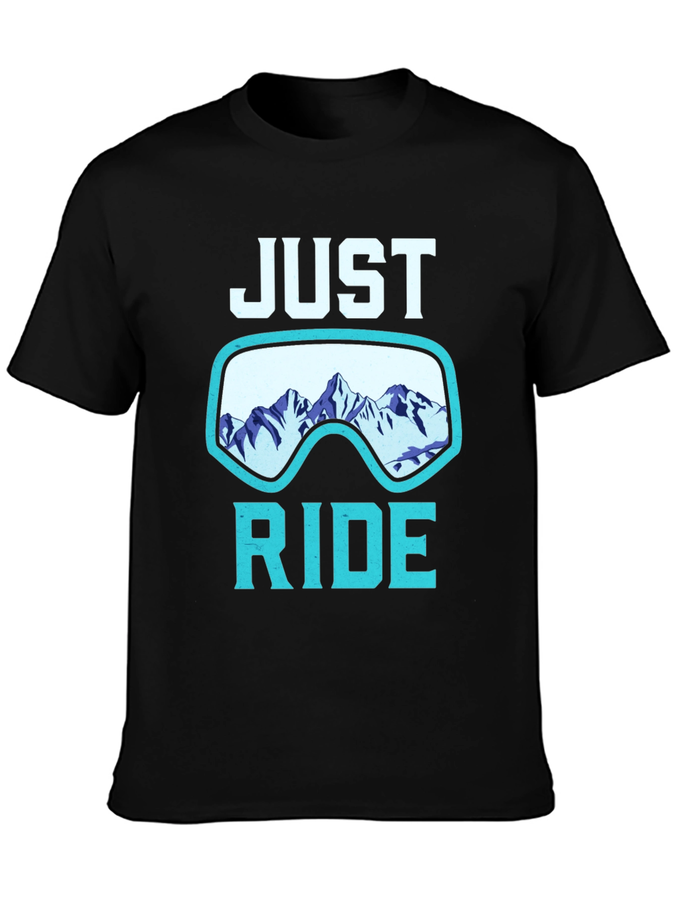 Just Ride Mountain Graphic T-Shirt - Adventure Ready