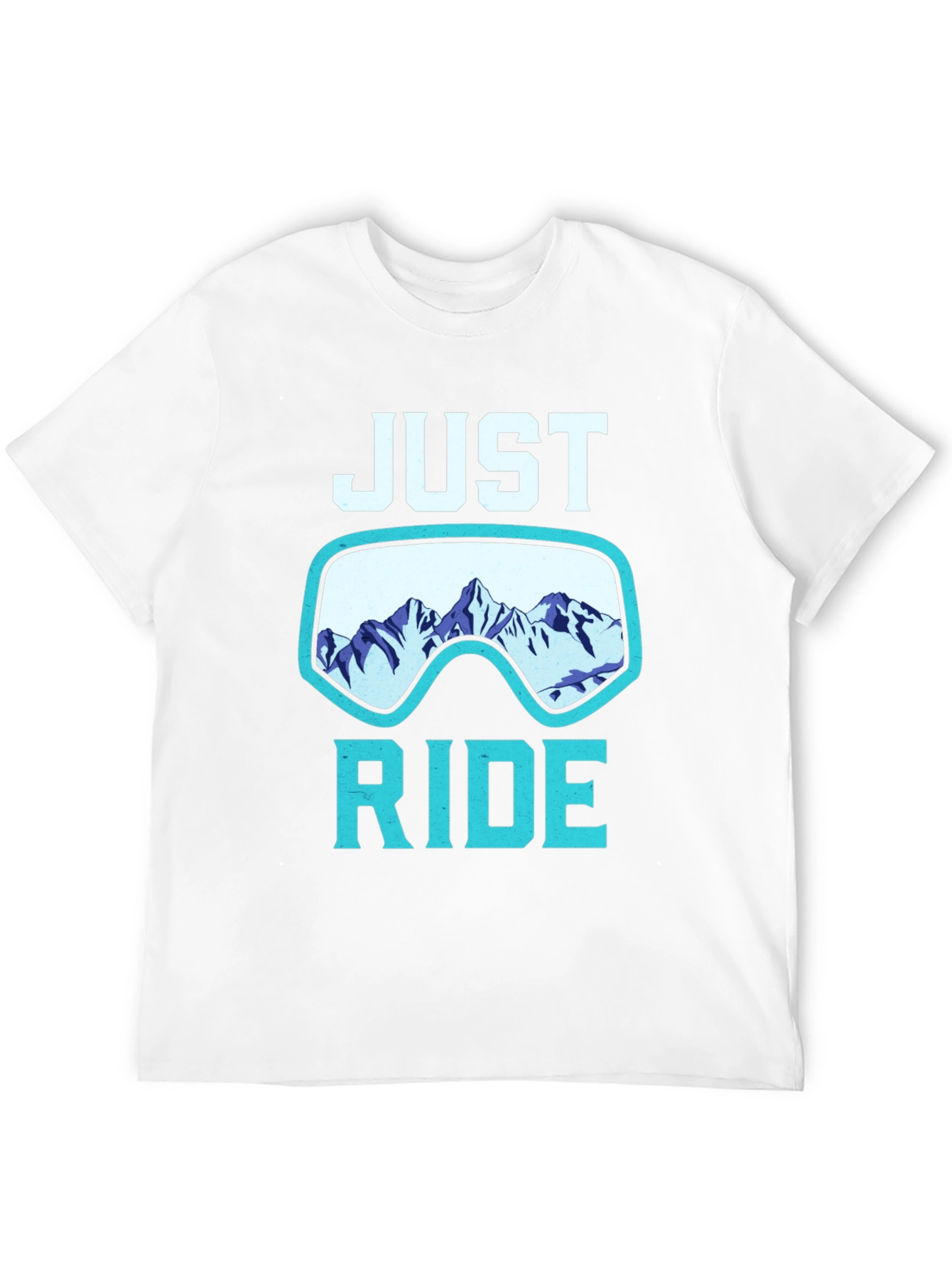 Just Ride Mountain Graphic T-Shirt - Adventure Ready