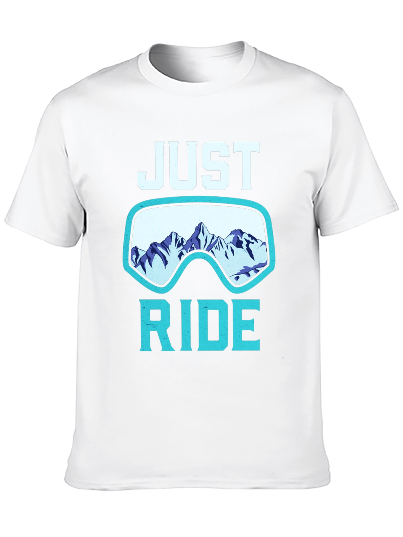 Just Ride Mountain Graphic T-Shirt - Adventure Ready