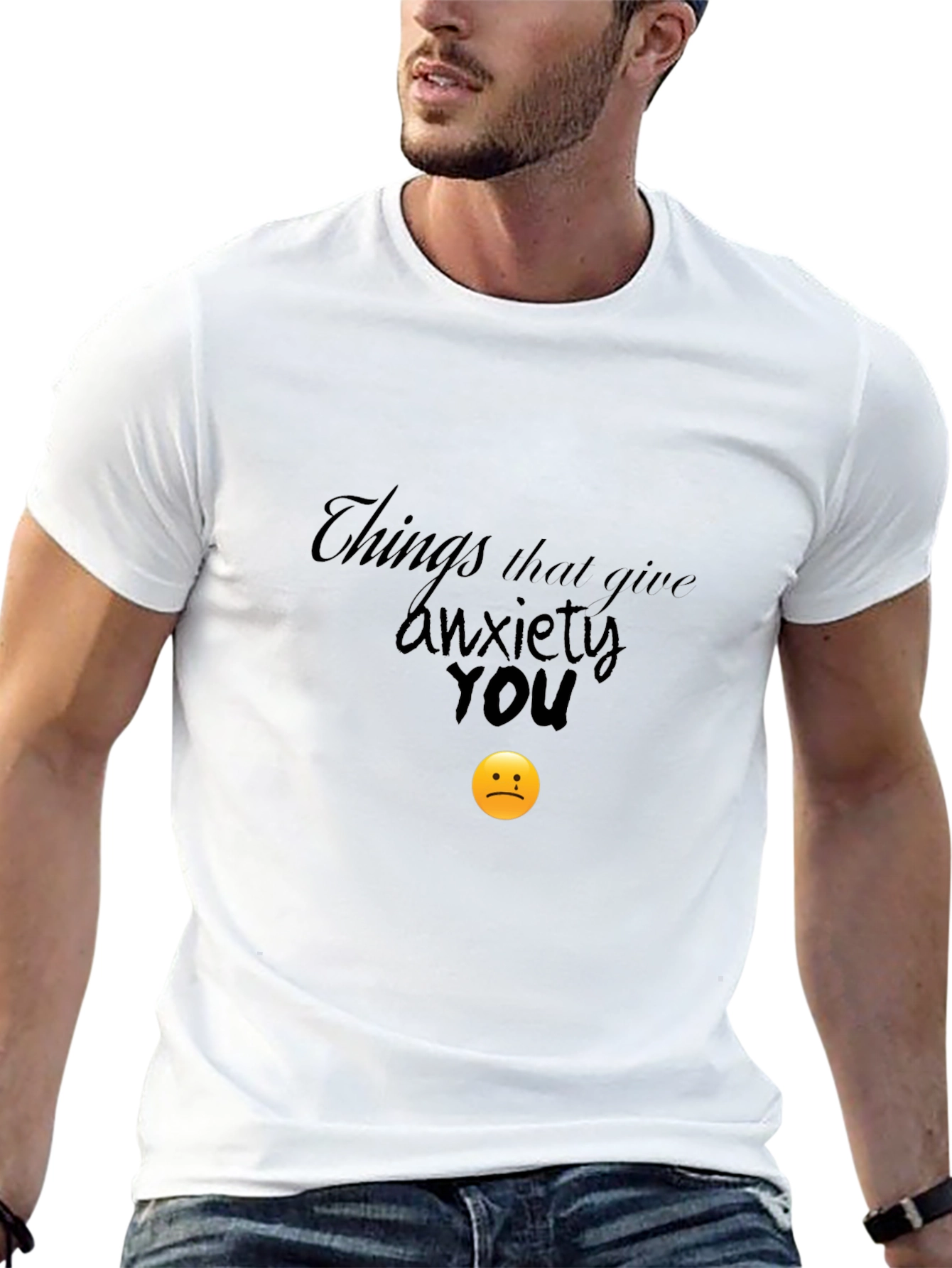 Anxiety Humor Graphic T-Shirt