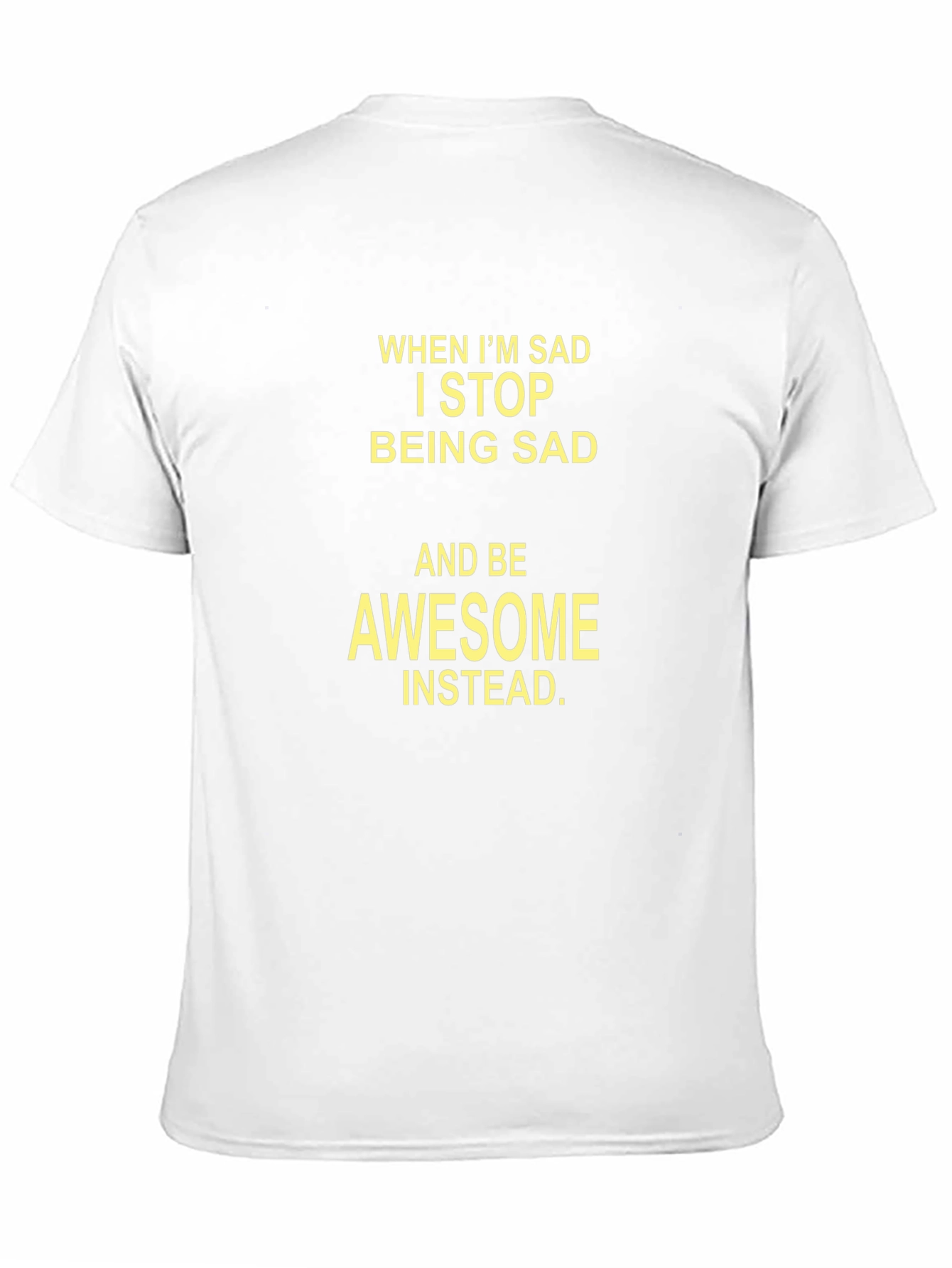 Awesome Instead T-Shirt - Mens Black Tee
