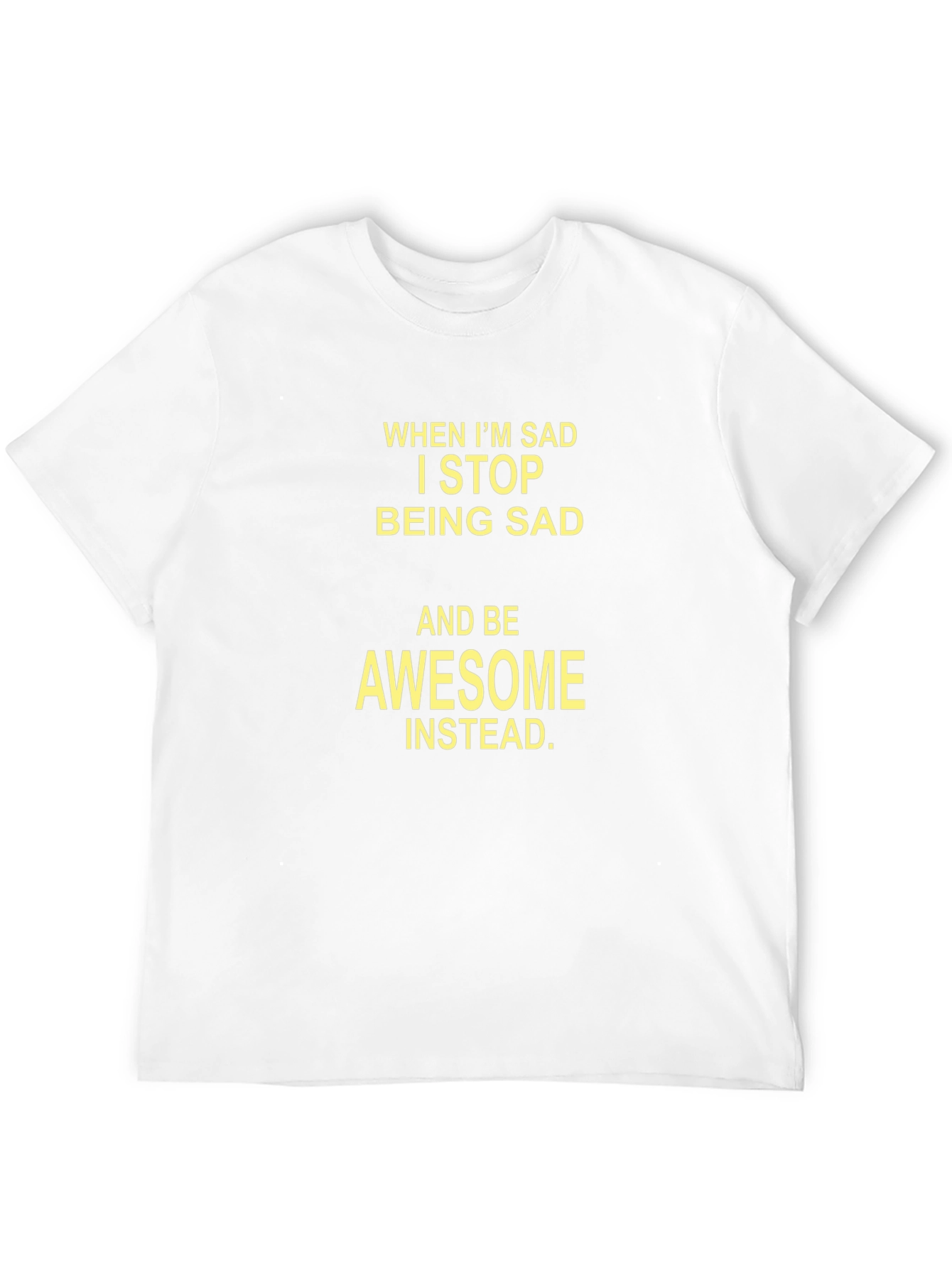 Awesome Instead T-Shirt - Mens Black Tee
