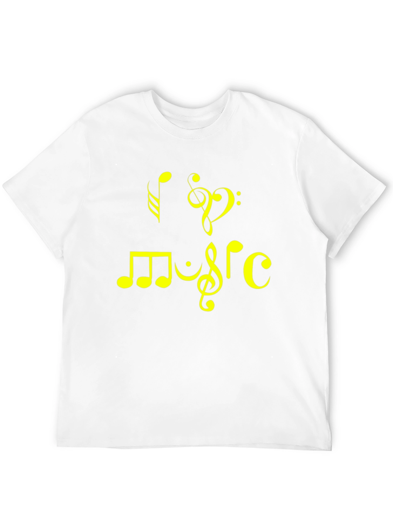 I Heart Music Black T-Shirt