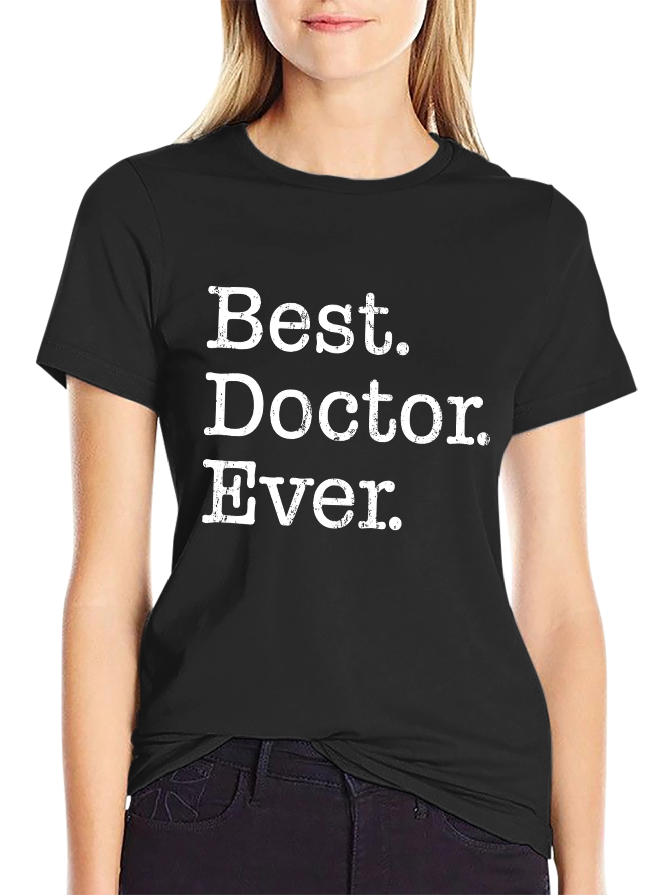 Best Doctor Ever T-Shirt - Black Novelty Tee
