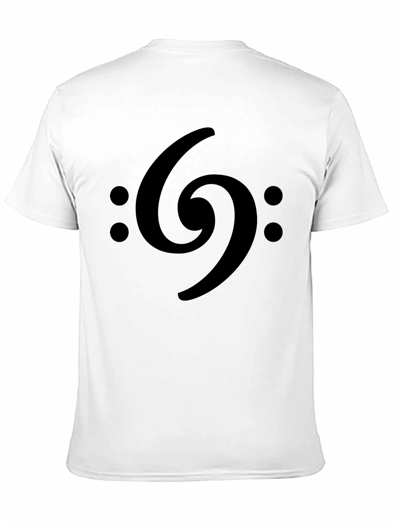 Bass Clef Graphic Tee - Musicians Black T-Shirt