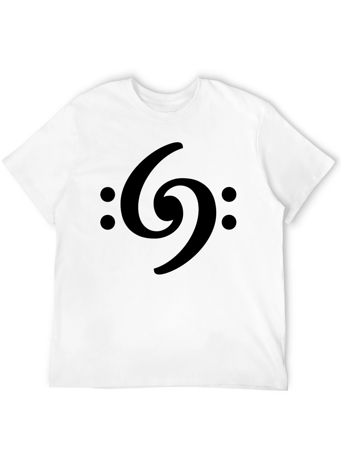 Bass Clef Graphic Tee - Musicians Black T-Shirt