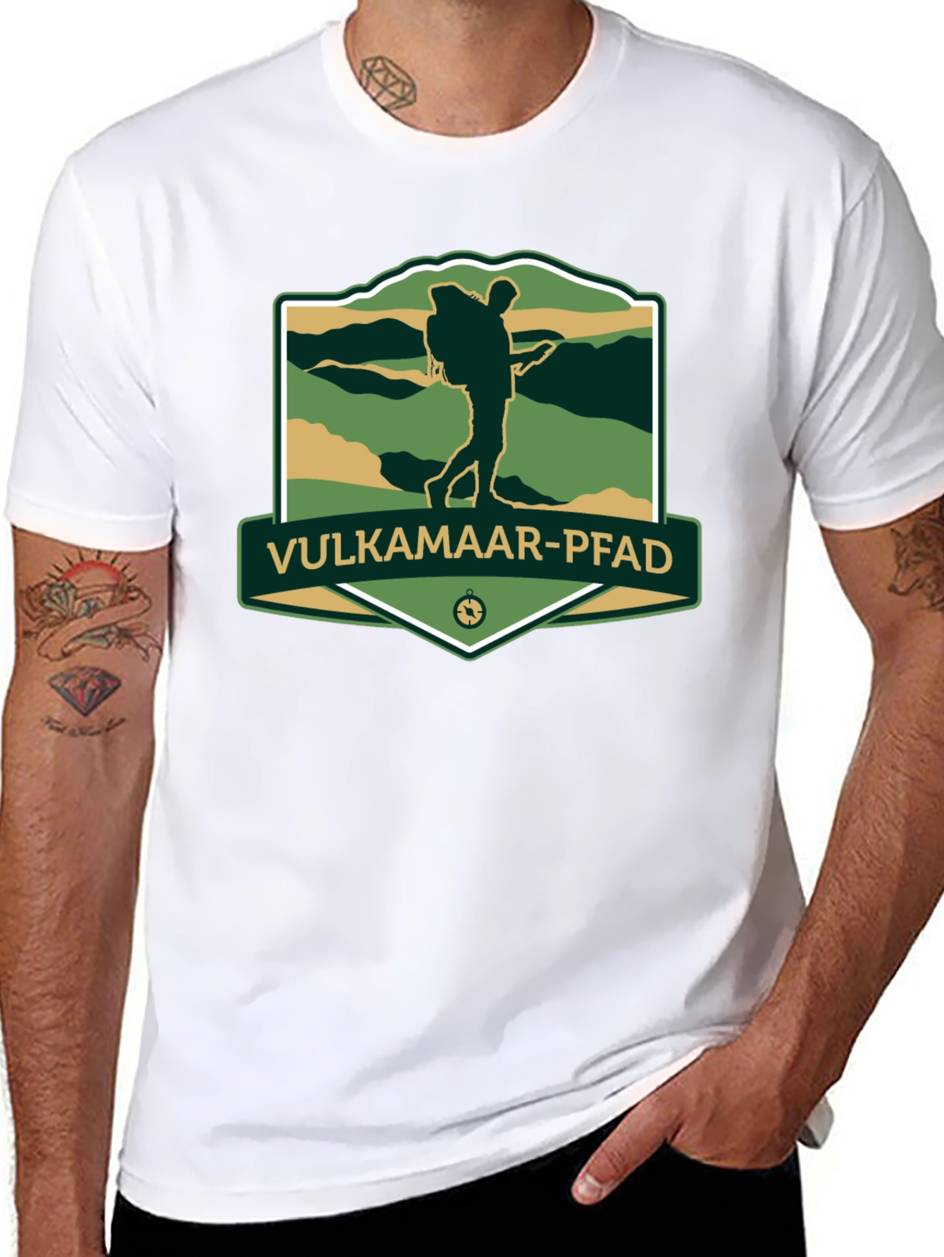 Vulkamaar-Pfad Hiker T-Shirt