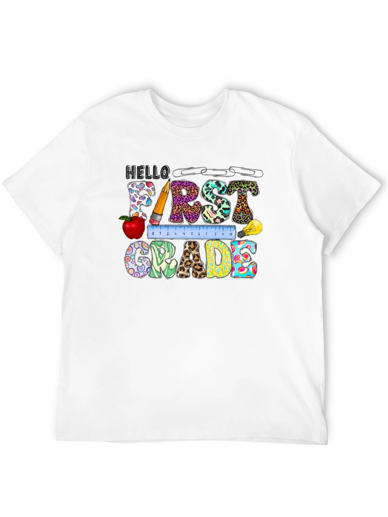 Hello First Grade Graphic Tee