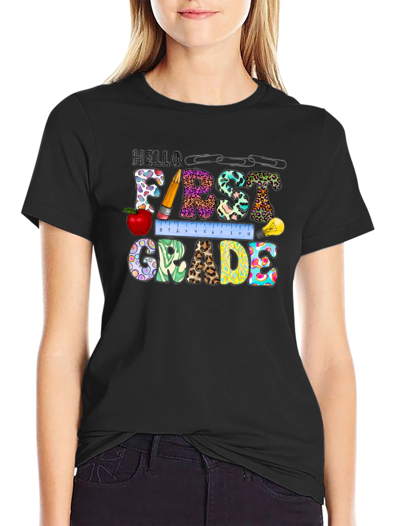 Hello First Grade Graphic Tee