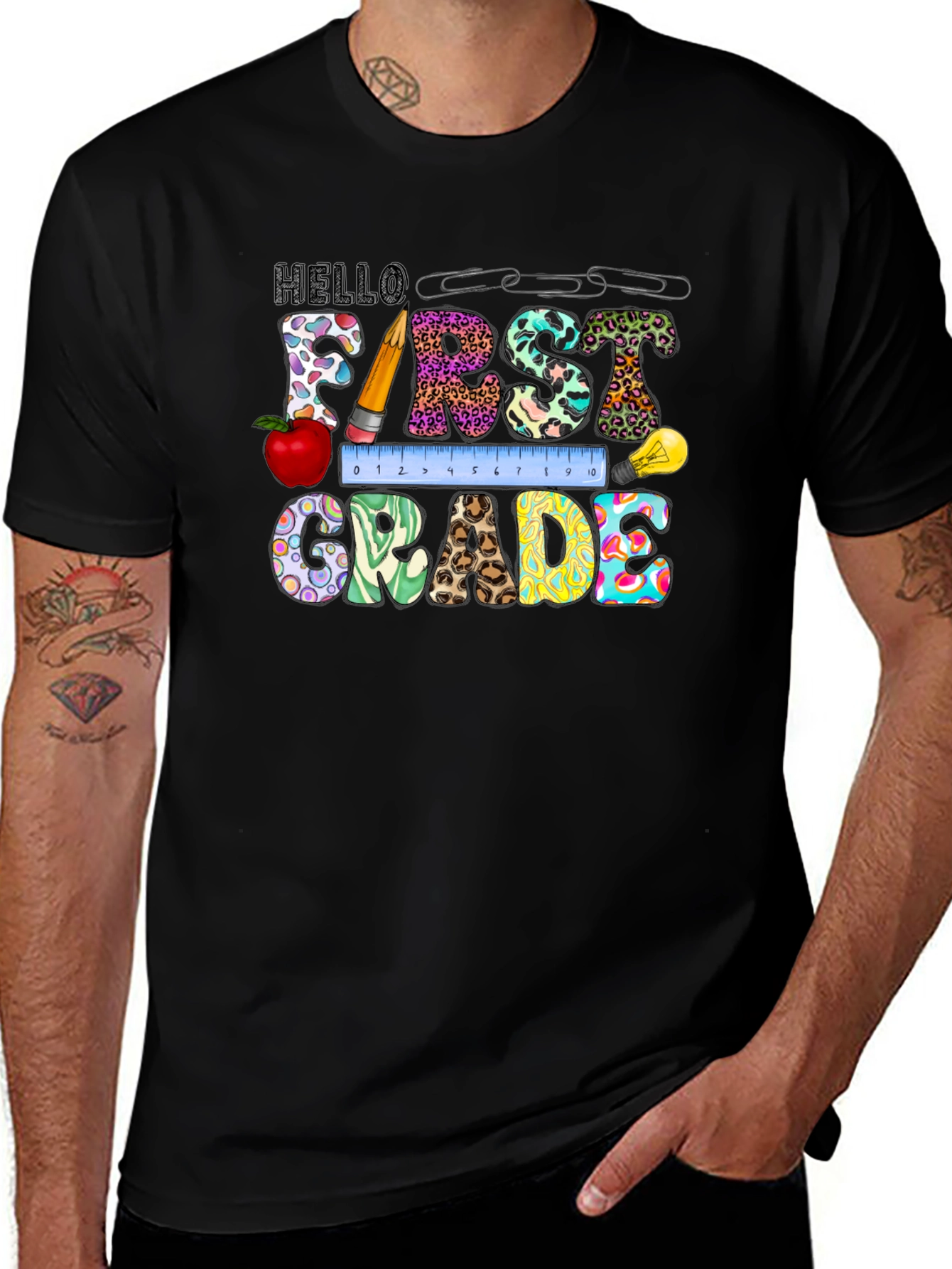 Hello First Grade Graphic Tee