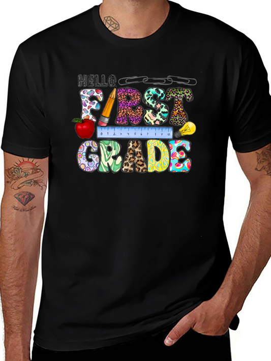 Hello First Grade Graphic Tee