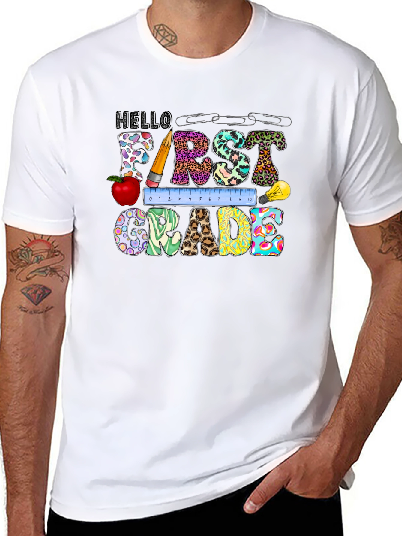 Hello First Grade Graphic Tee