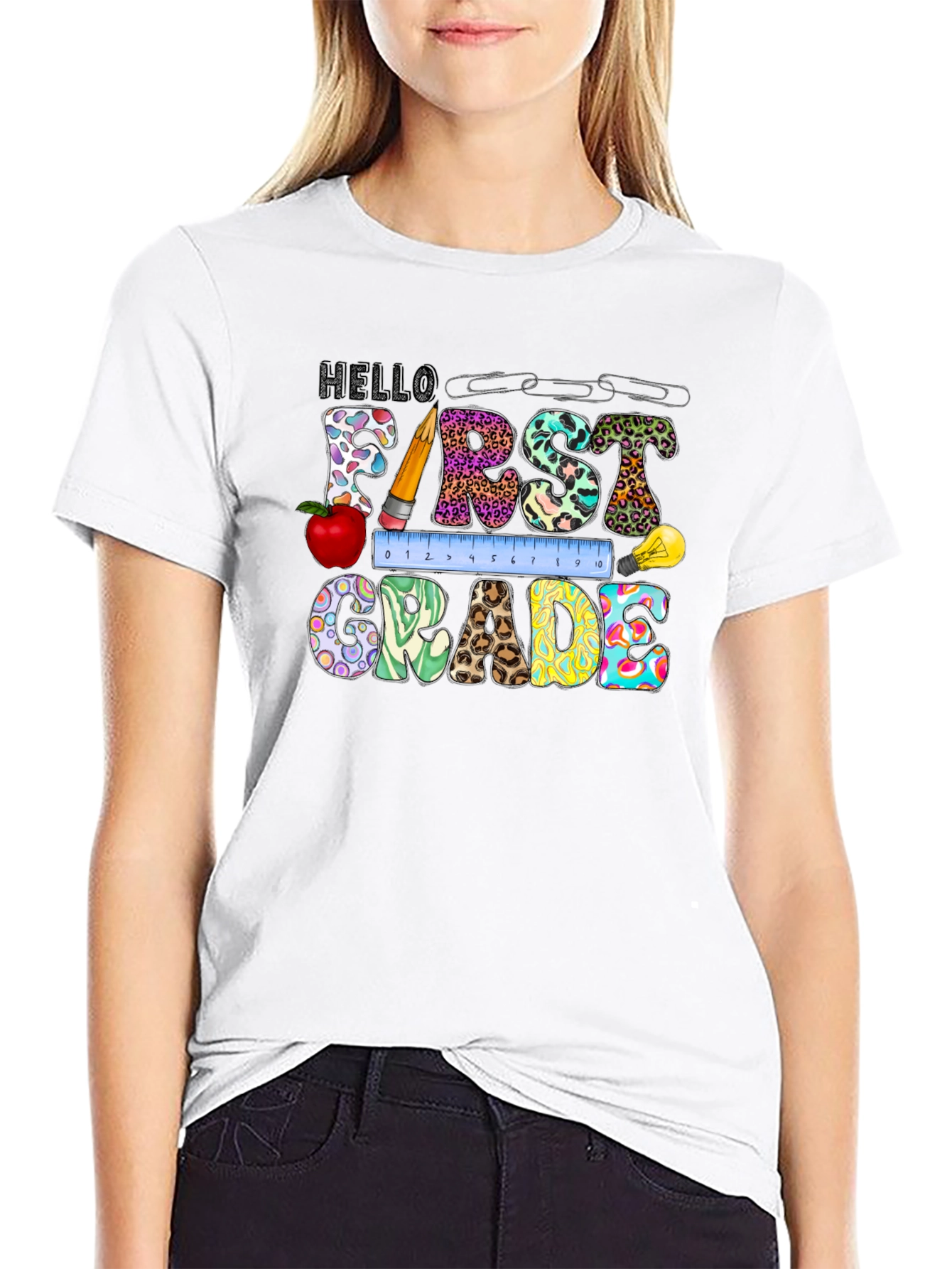 Hello First Grade Graphic Tee