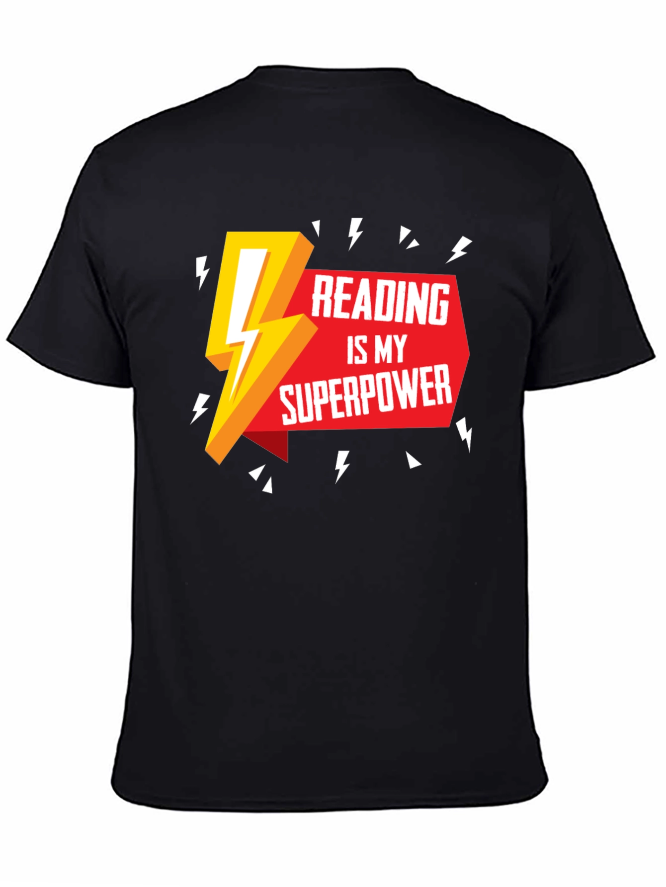 Reading is My Superpower Graphic T-Shirt
