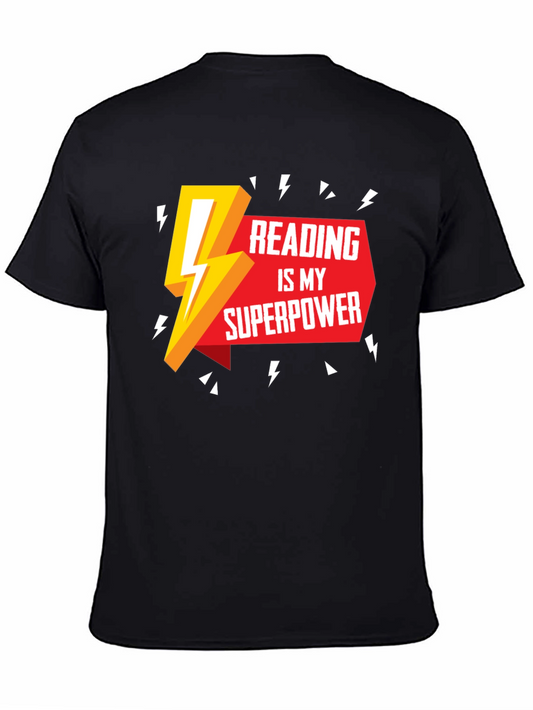 Reading is My Superpower Graphic T-Shirt