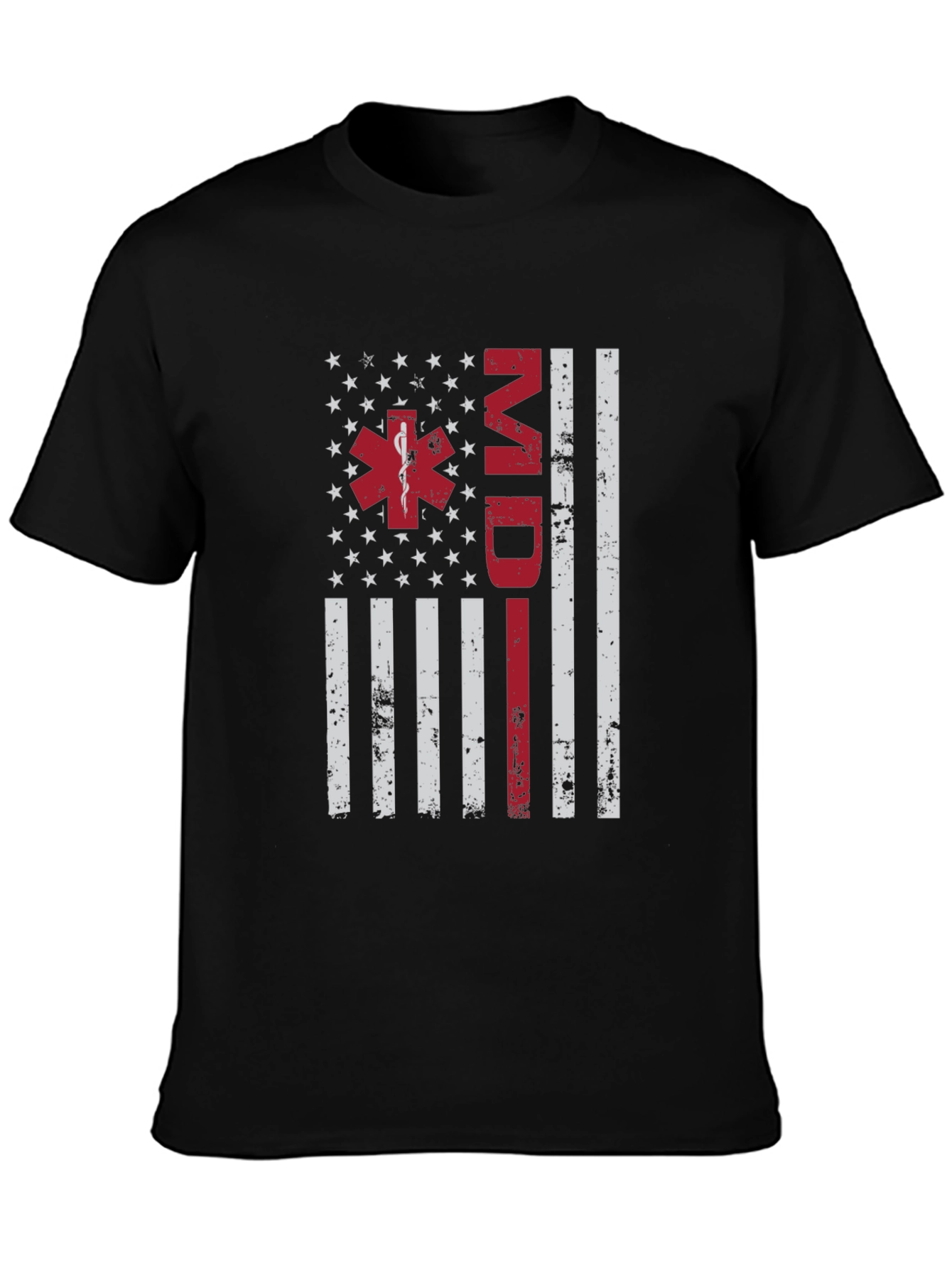 MD American Flag Graphic Tee