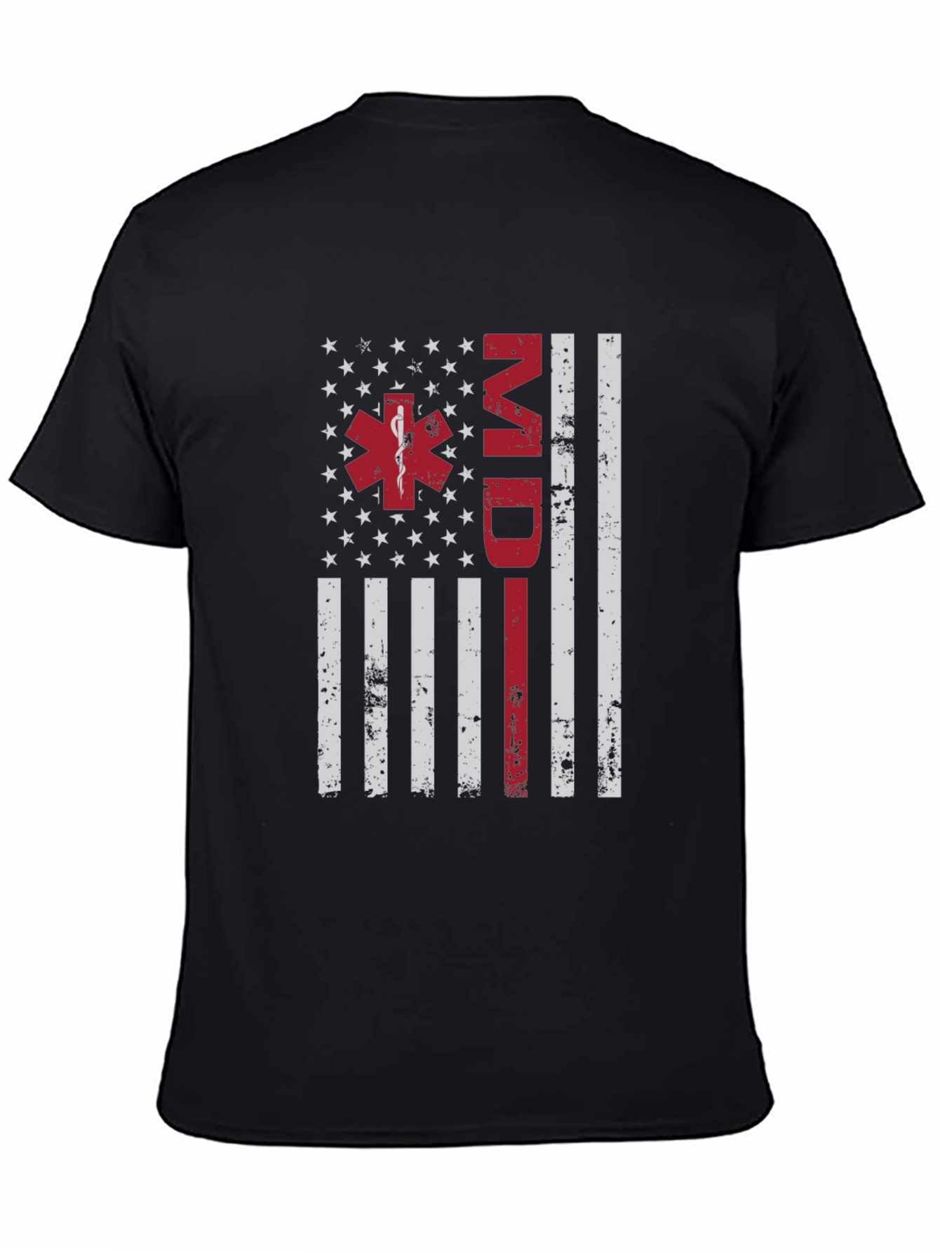 MD American Flag Graphic Tee