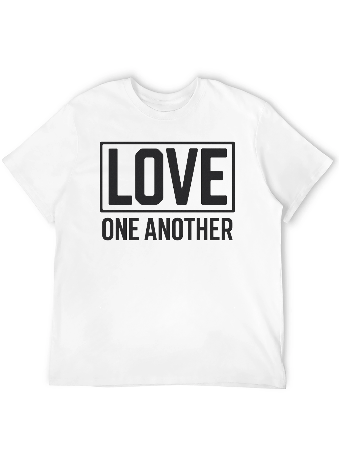 Love One Another Black T-Shirt