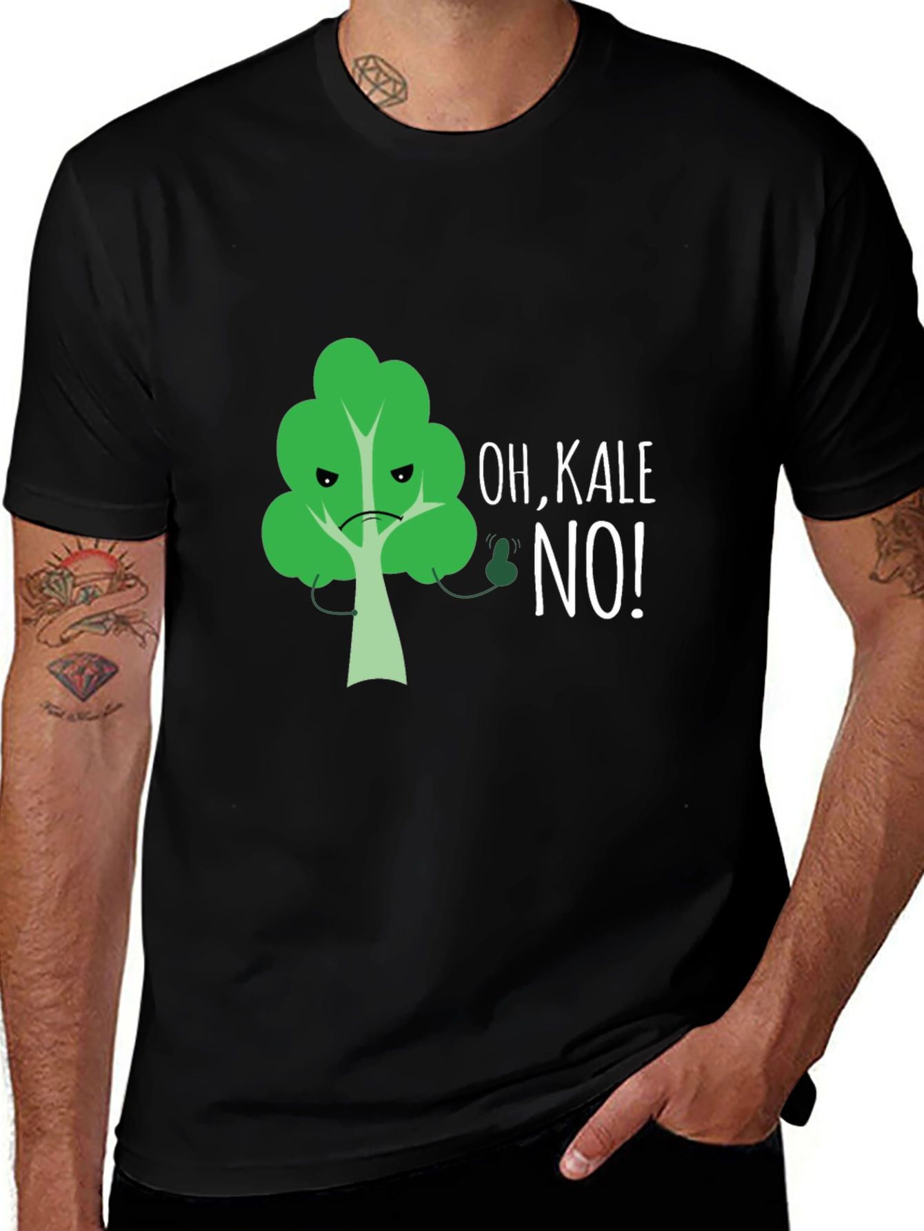 Oh Kale No! Funny Graphic T-Shirt