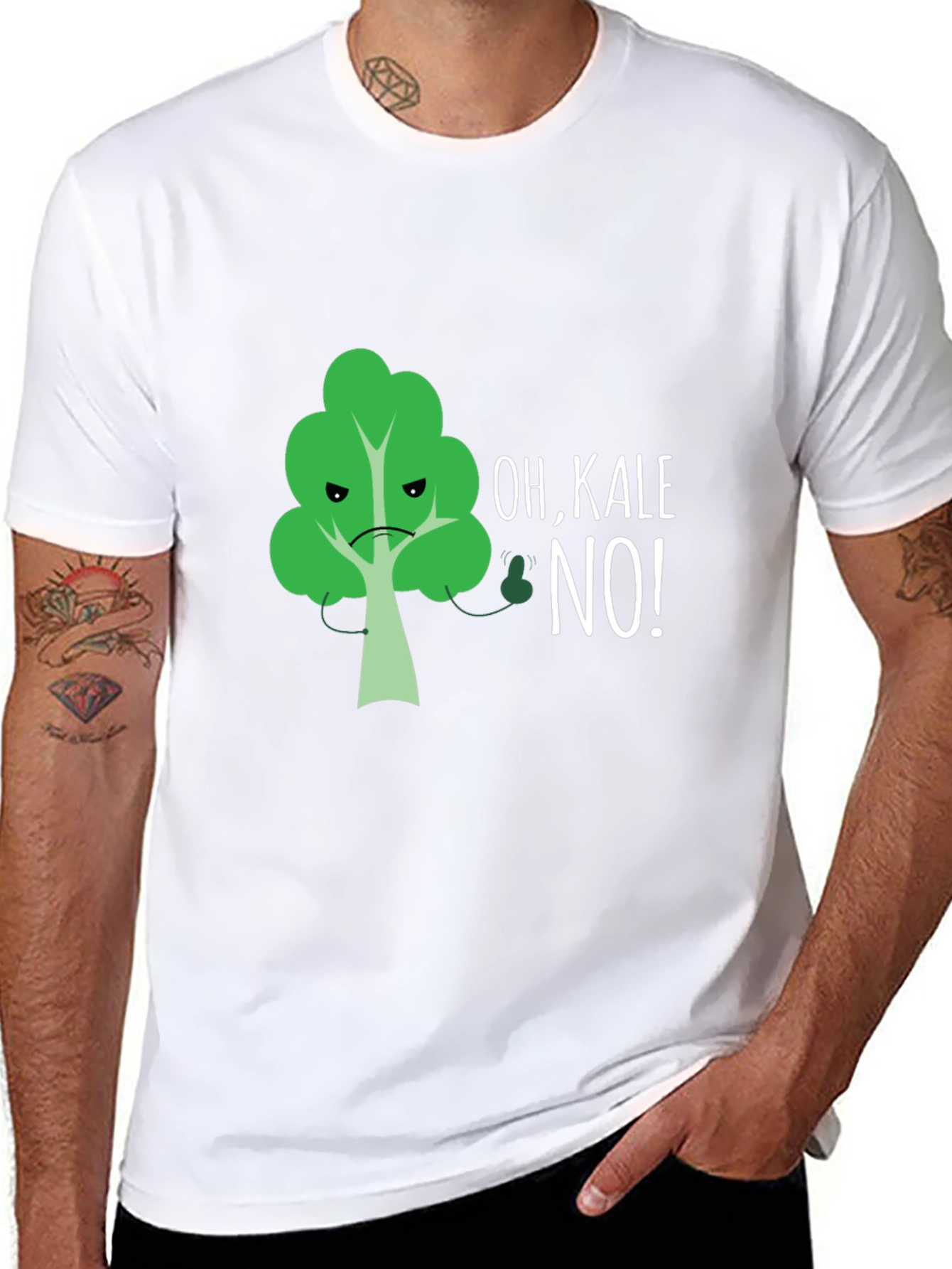 Oh Kale No! Funny Graphic T-Shirt