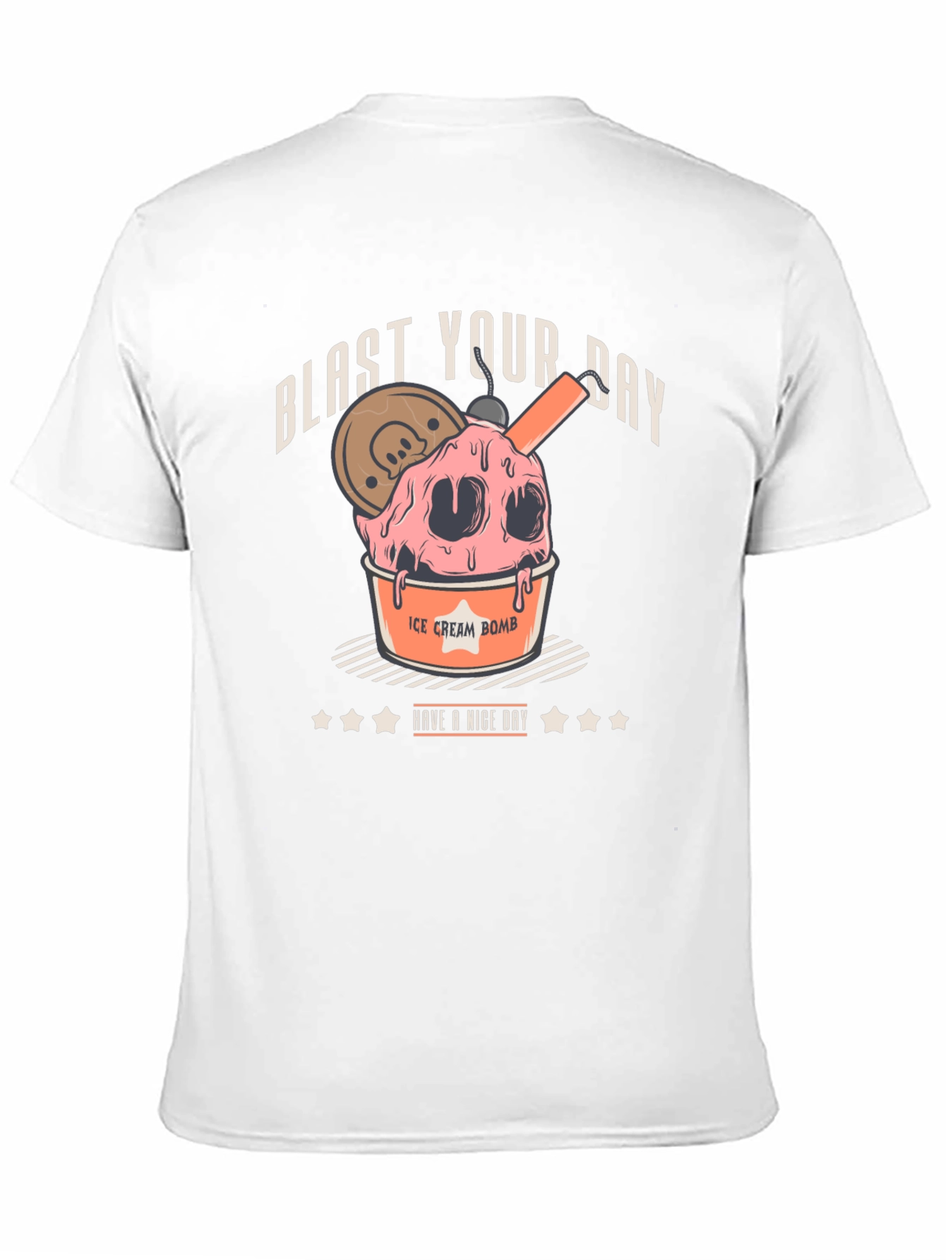 Blast Your Day Ice Cream Bomb Graphic Tee