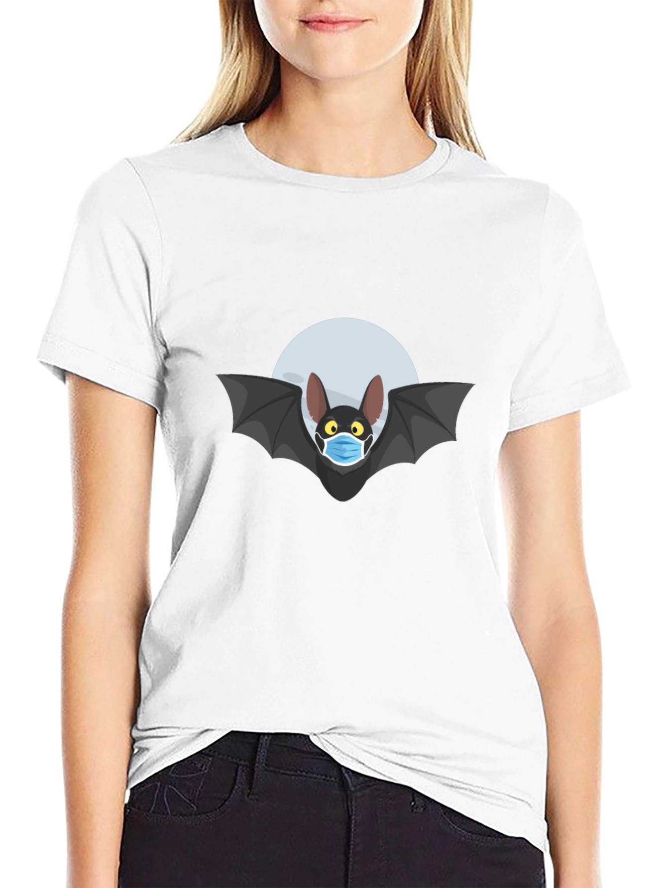 Masked Bat T-Shirt - Spooky Season Essential