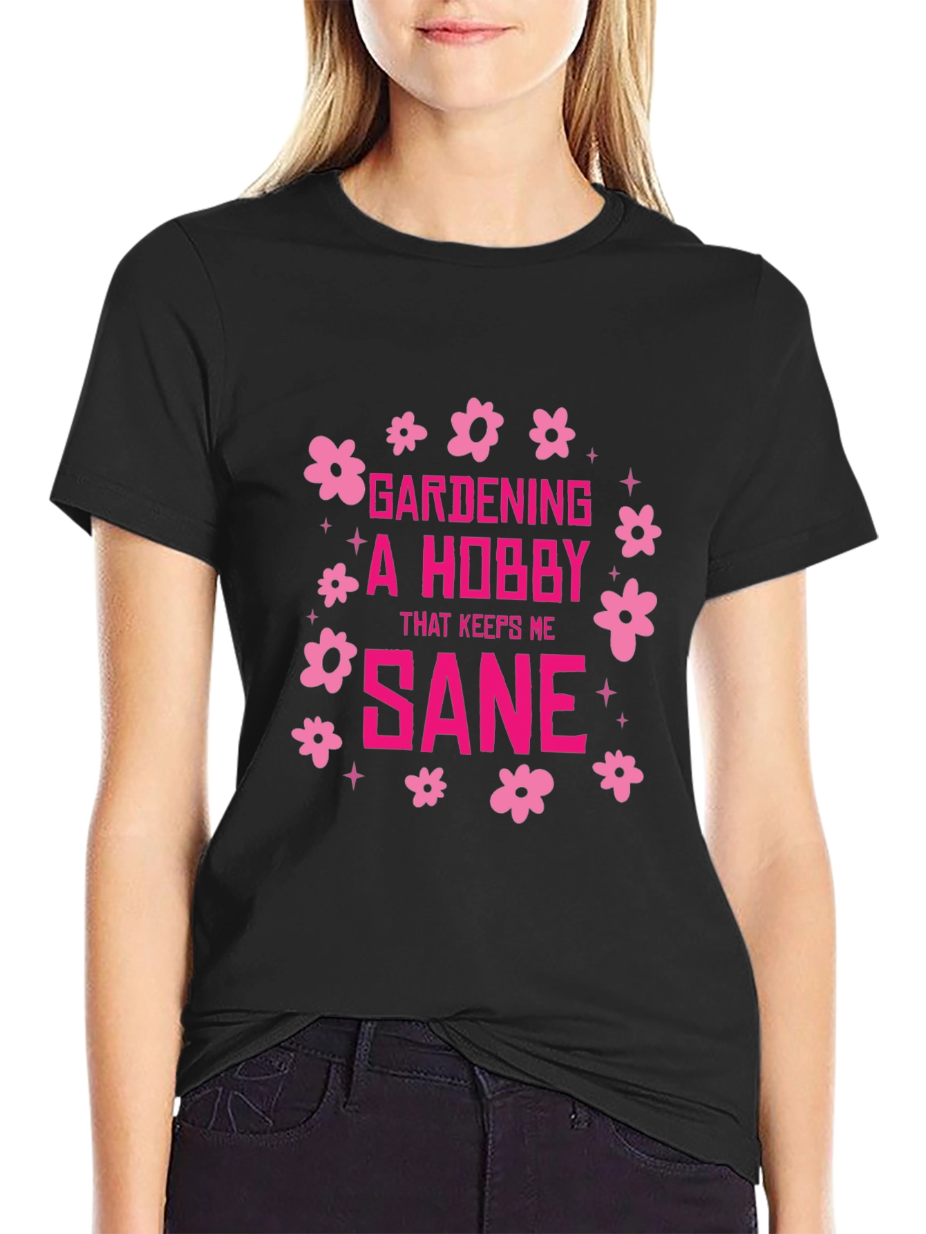 Gardening Hobby Graphic Tee - Keeps Me Sane