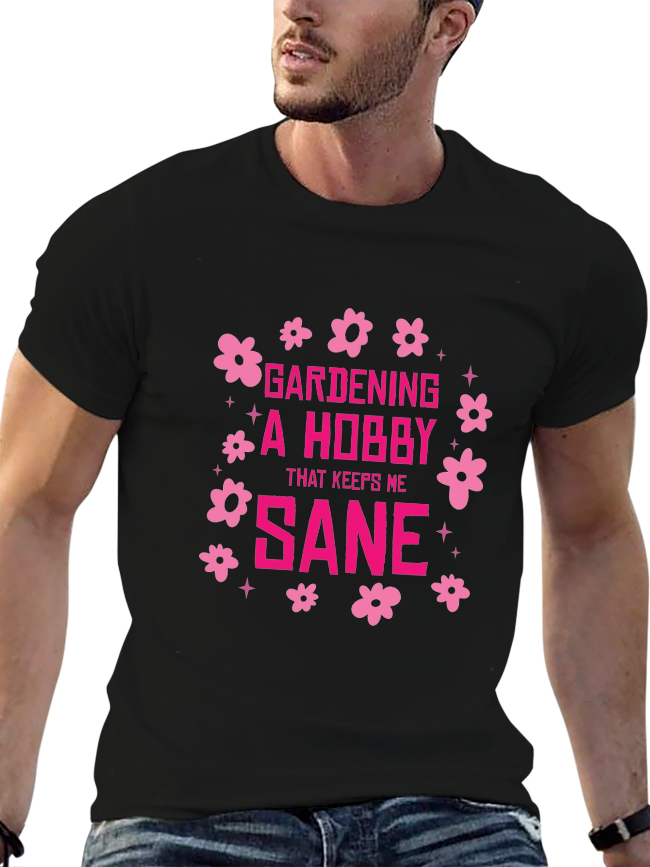 Gardening Hobby Graphic Tee - Keeps Me Sane
