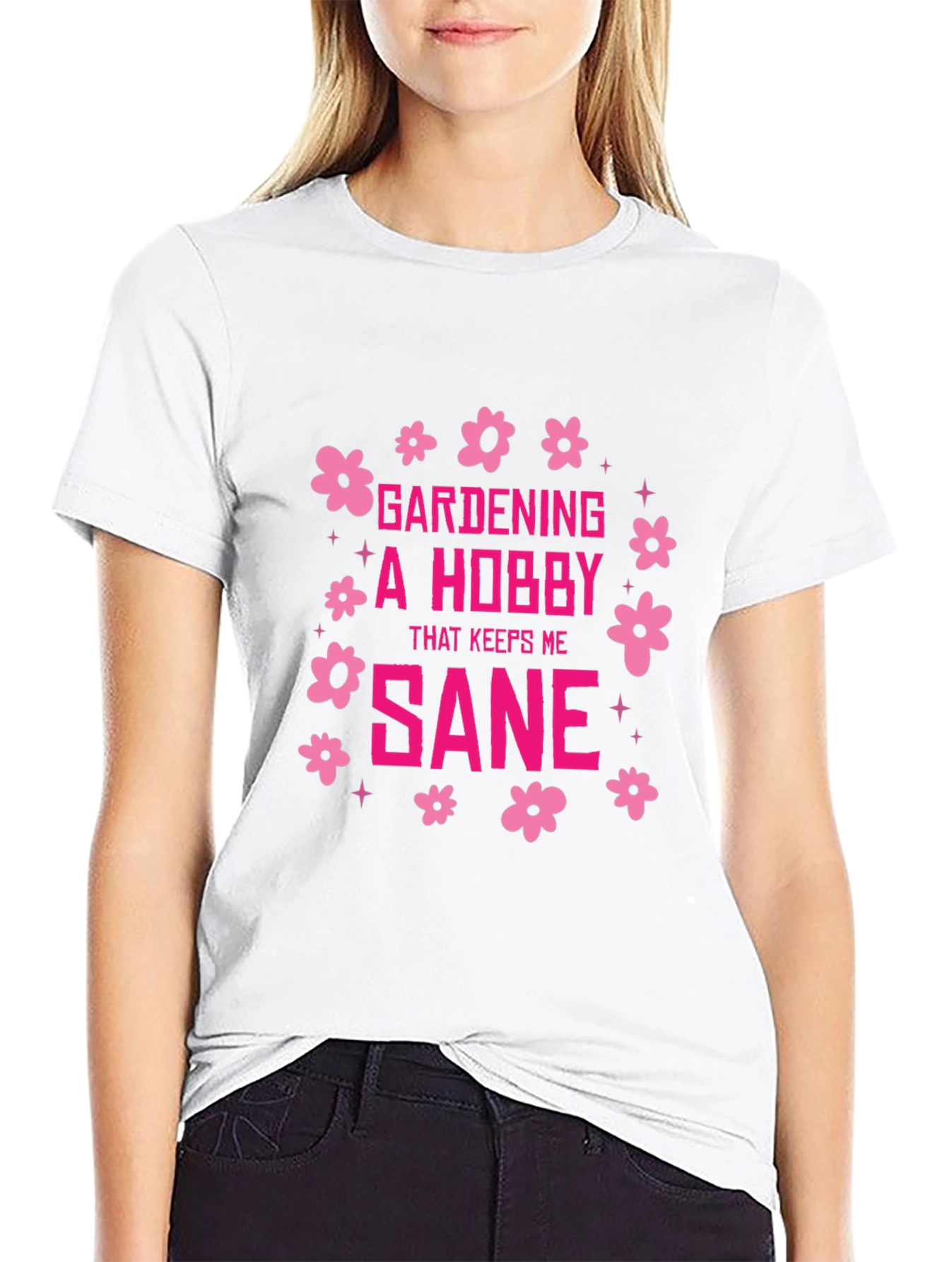 Gardening Hobby Graphic Tee - Keeps Me Sane