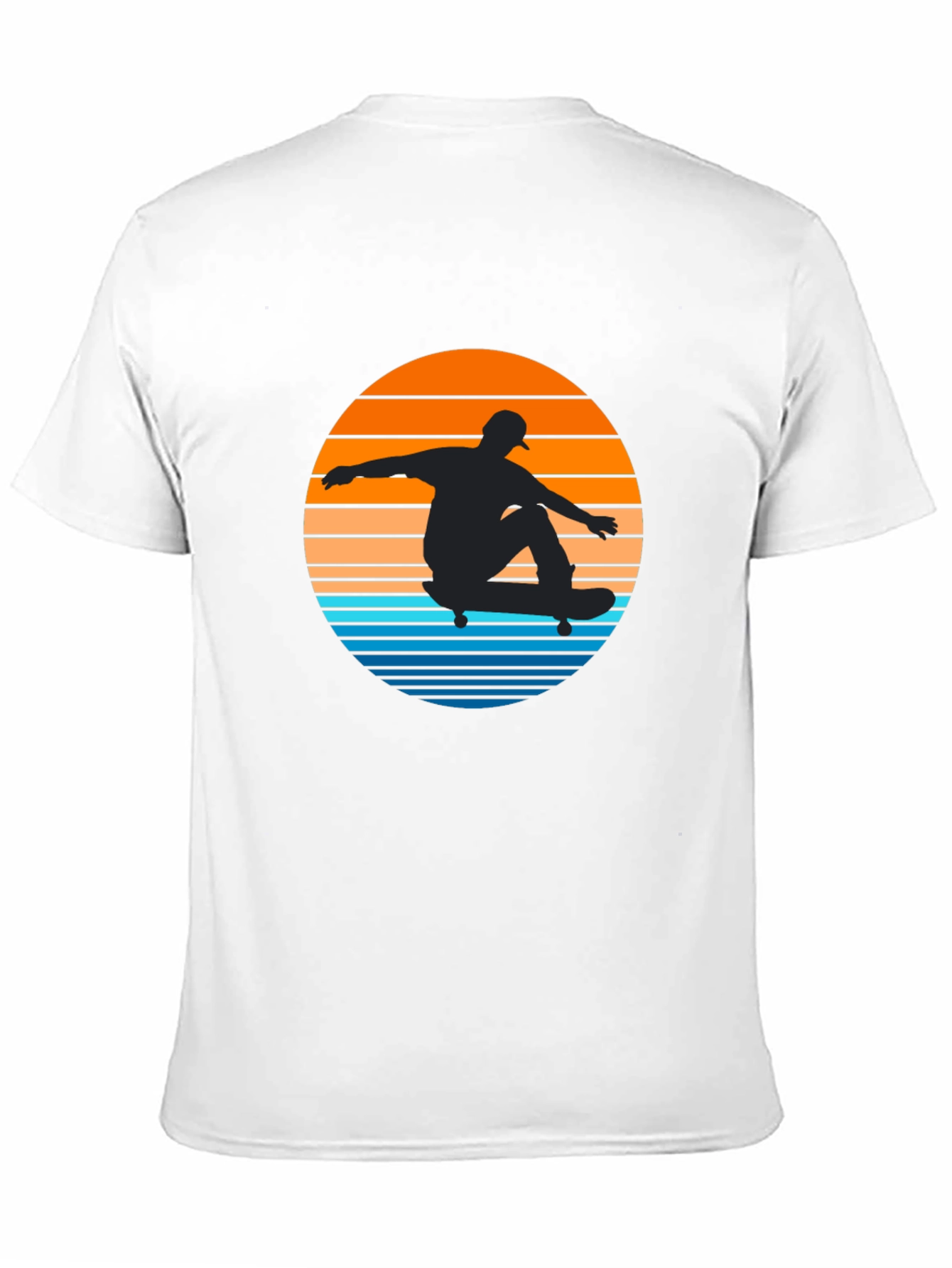 Sunset Skater T-Shirt - Cool Graphic Tee