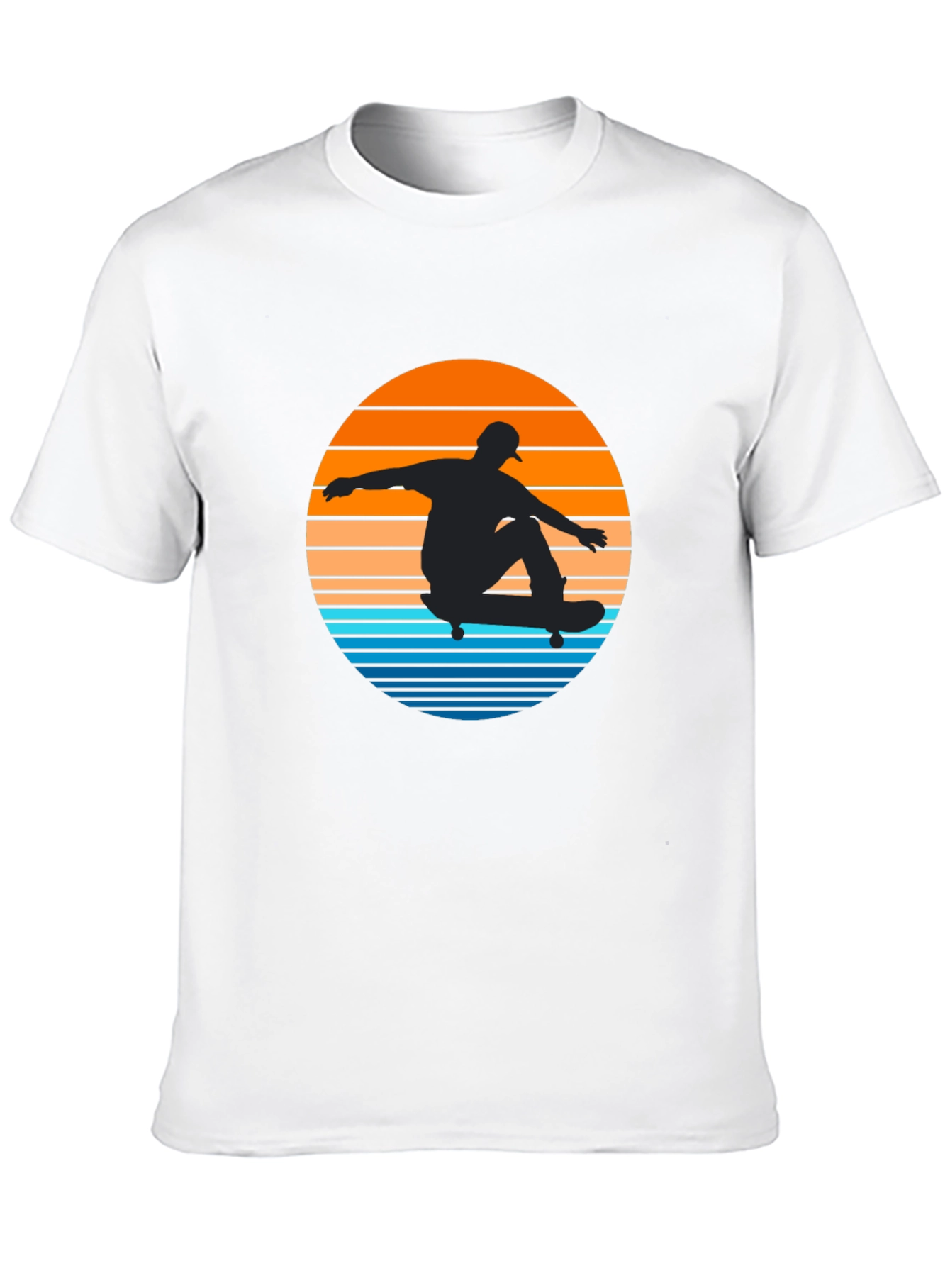 Sunset Skater T-Shirt - Cool Graphic Tee
