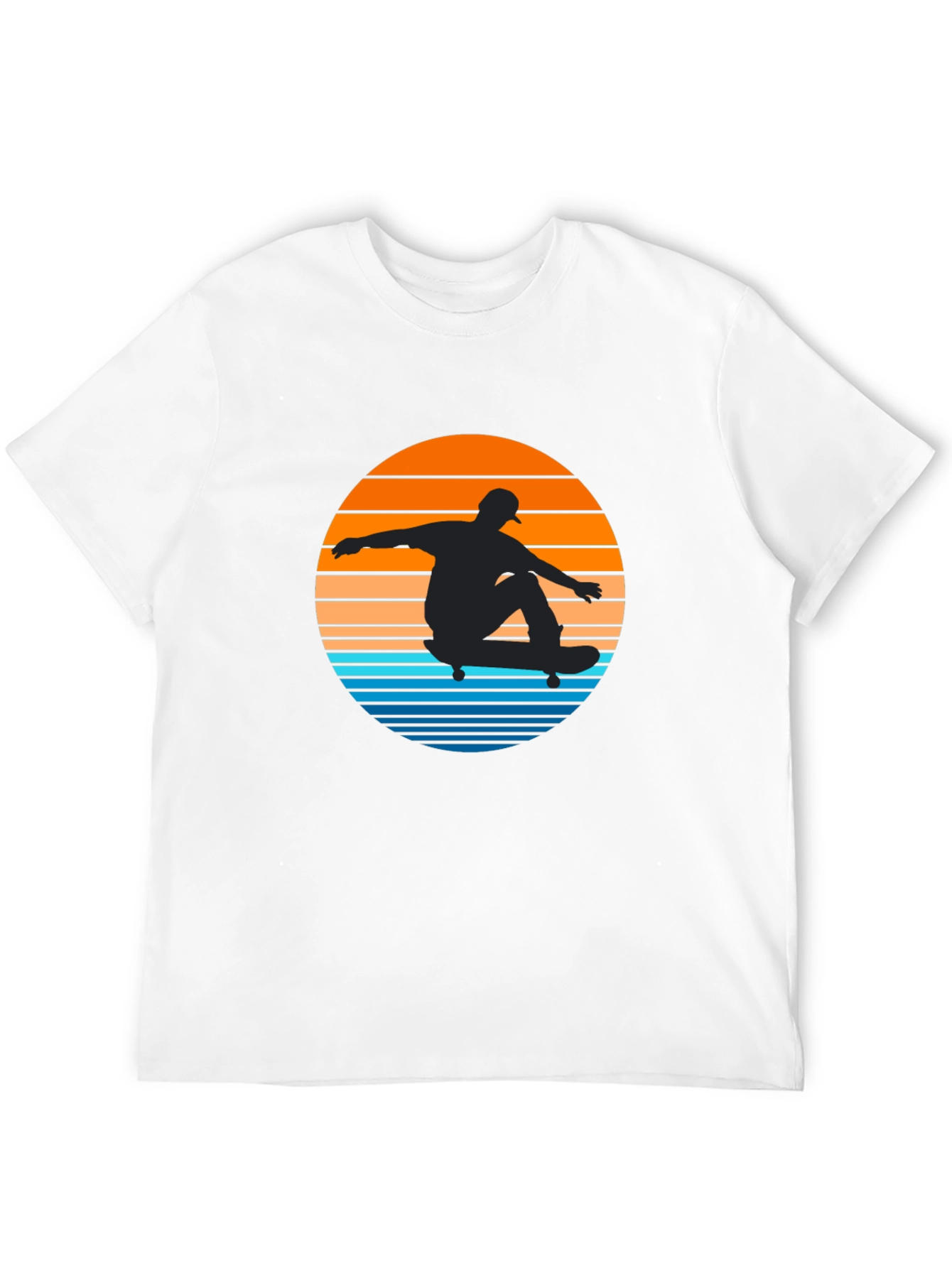 Sunset Skater T-Shirt - Cool Graphic Tee