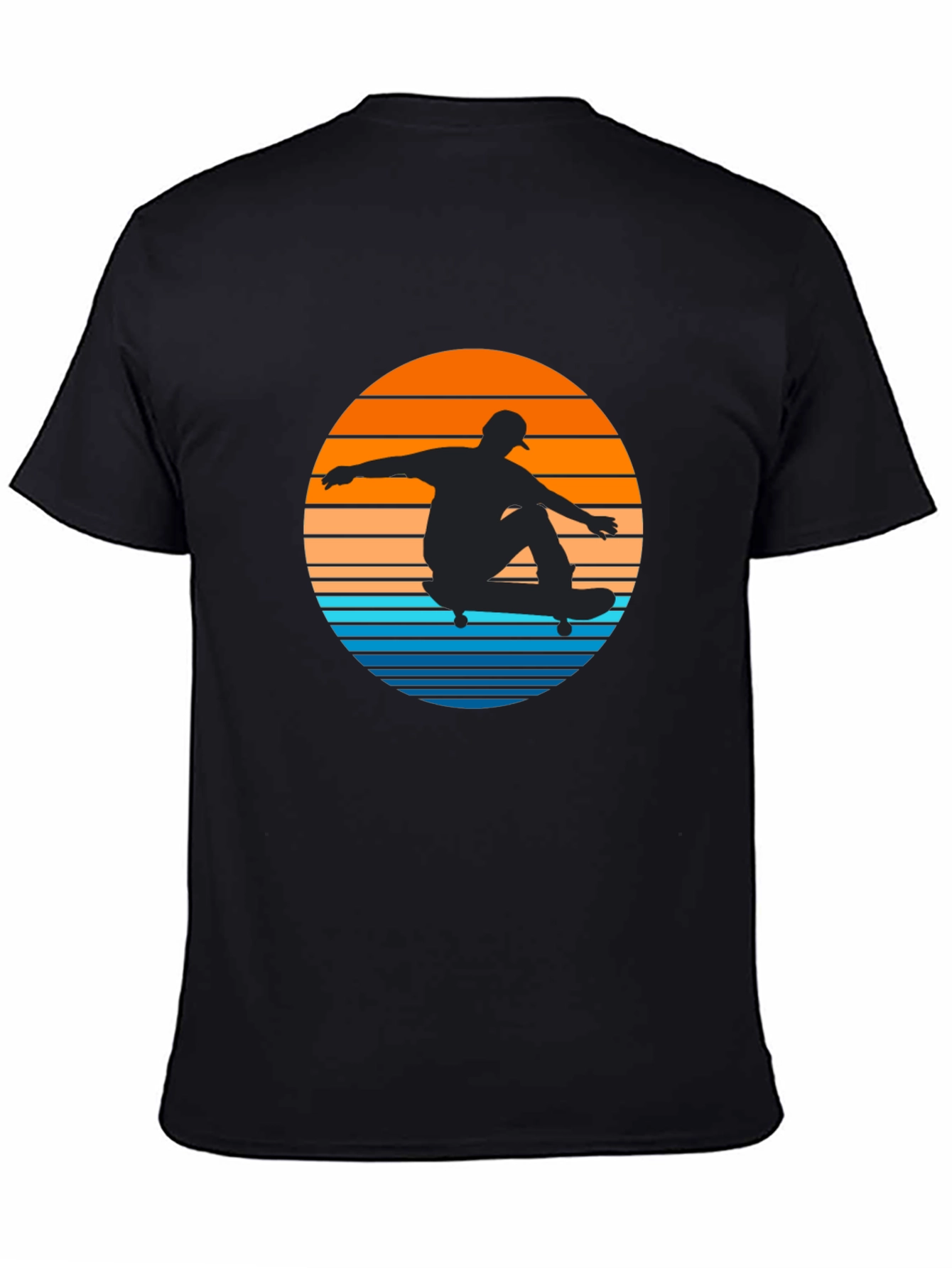 Sunset Skater T-Shirt - Cool Graphic Tee