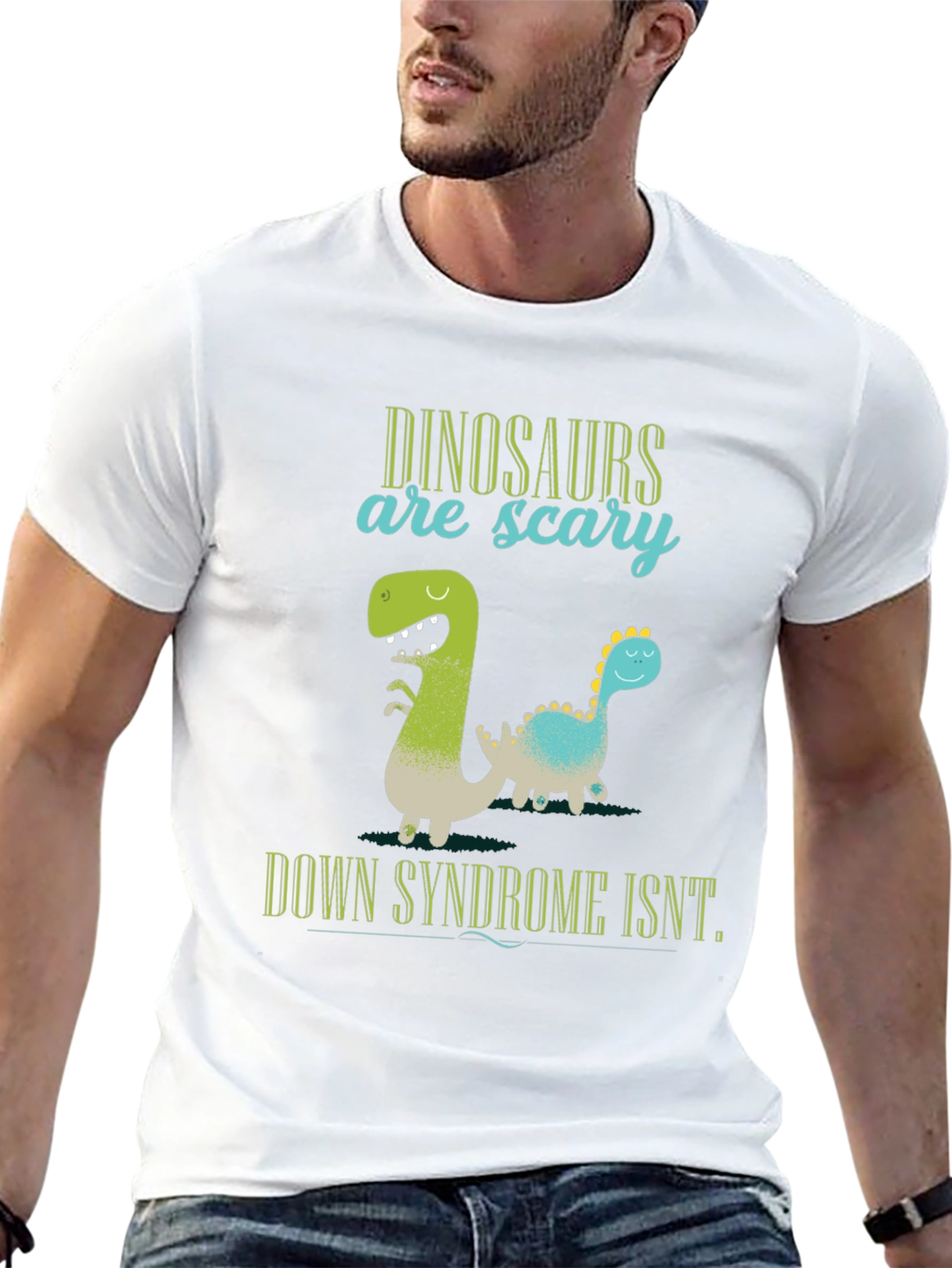 Dinosaurs Are Scary Down Syndrome Isnt T-Shirt
